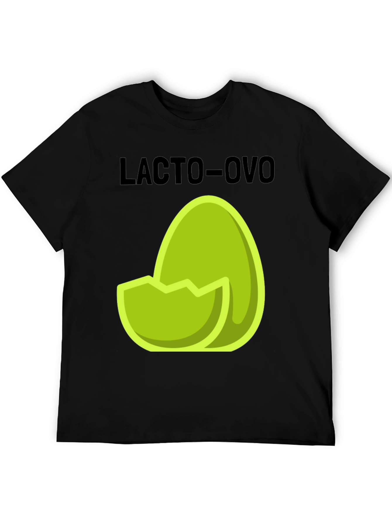 Lacto-Ovo Egg Graphic T-Shirt - Vegetarian Lifestyle Tee