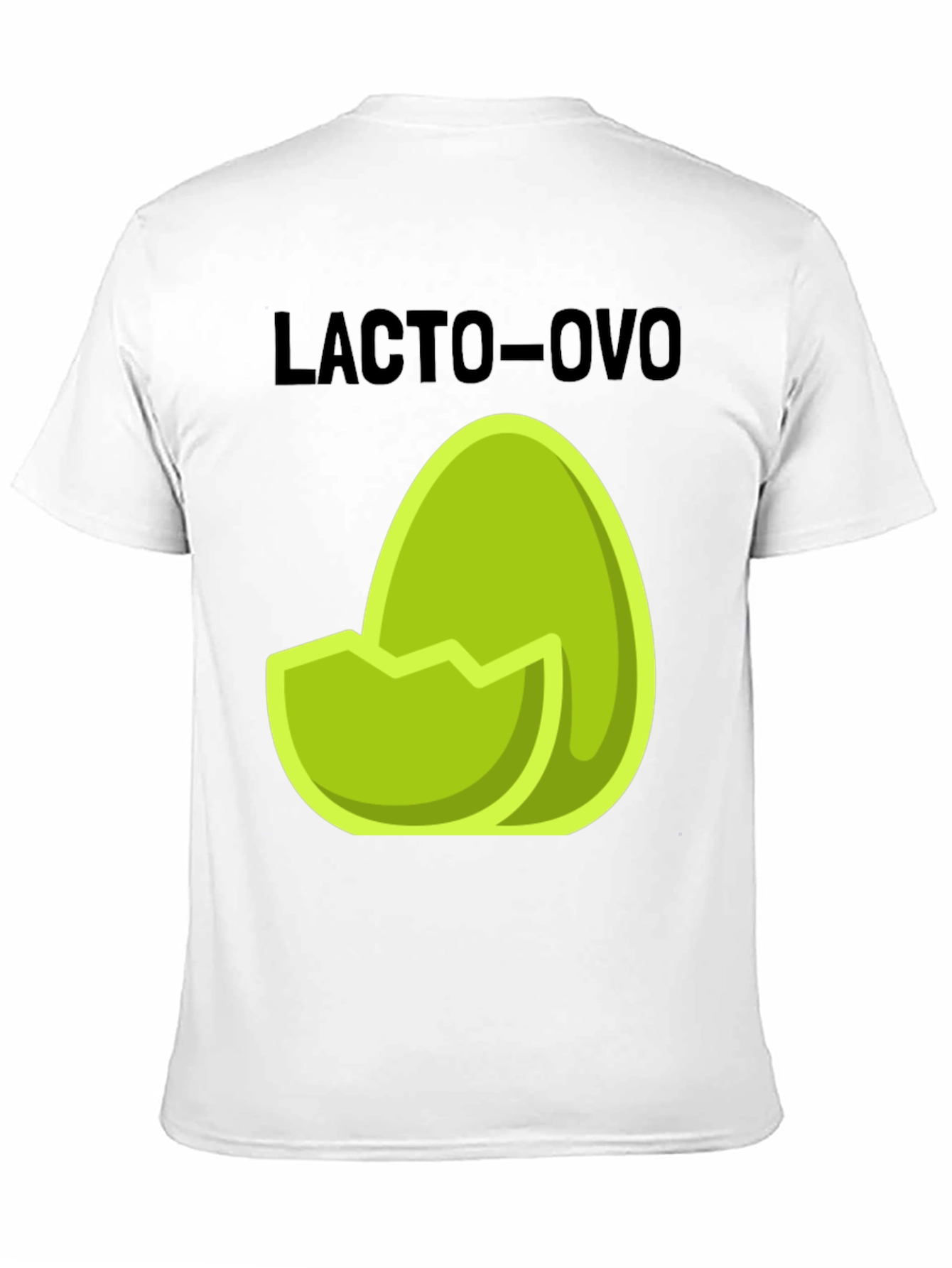 Lacto-Ovo Egg Graphic T-Shirt - Vegetarian Lifestyle Tee