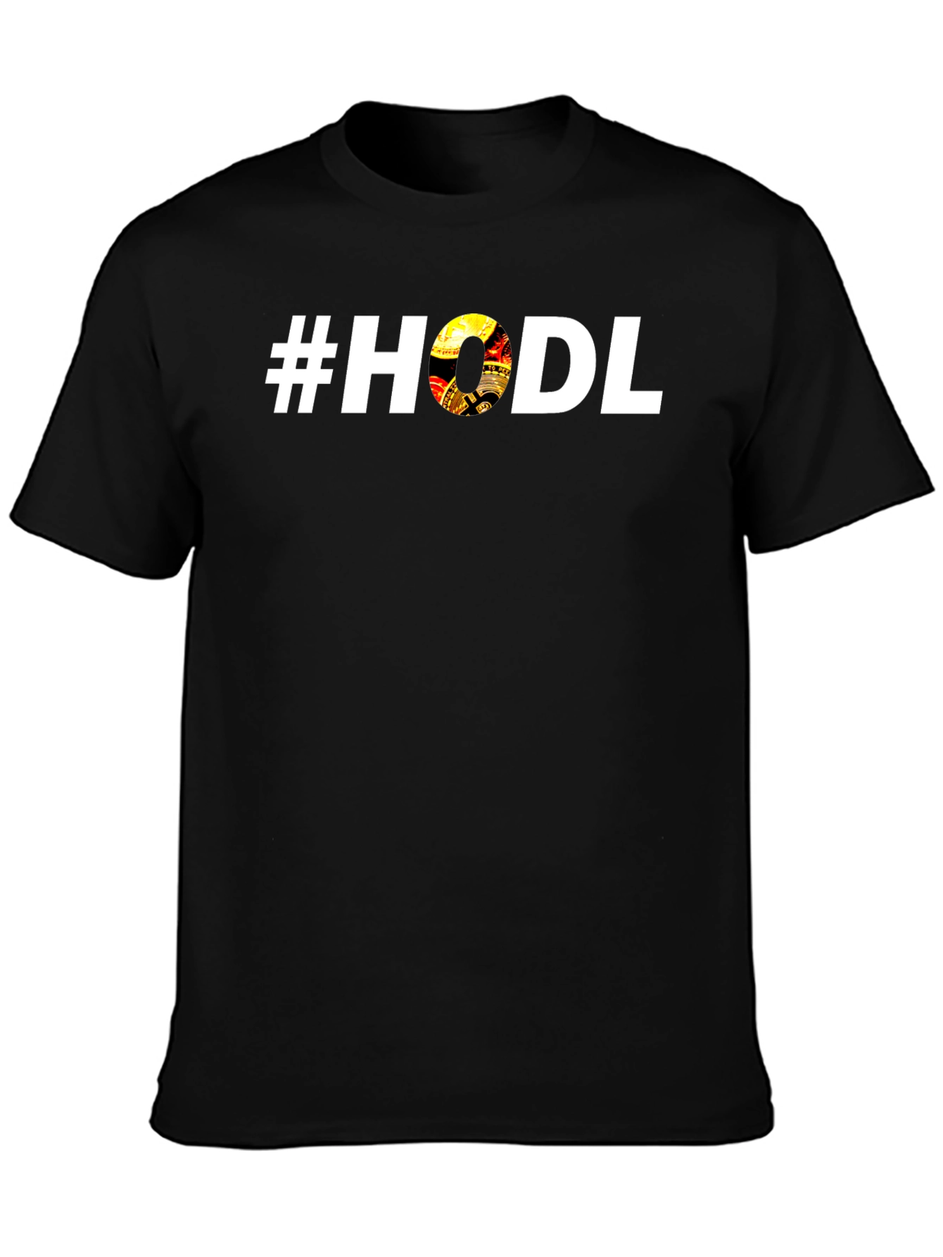 #HODL Crypto Graphic Black T-Shirt - Investor Tee