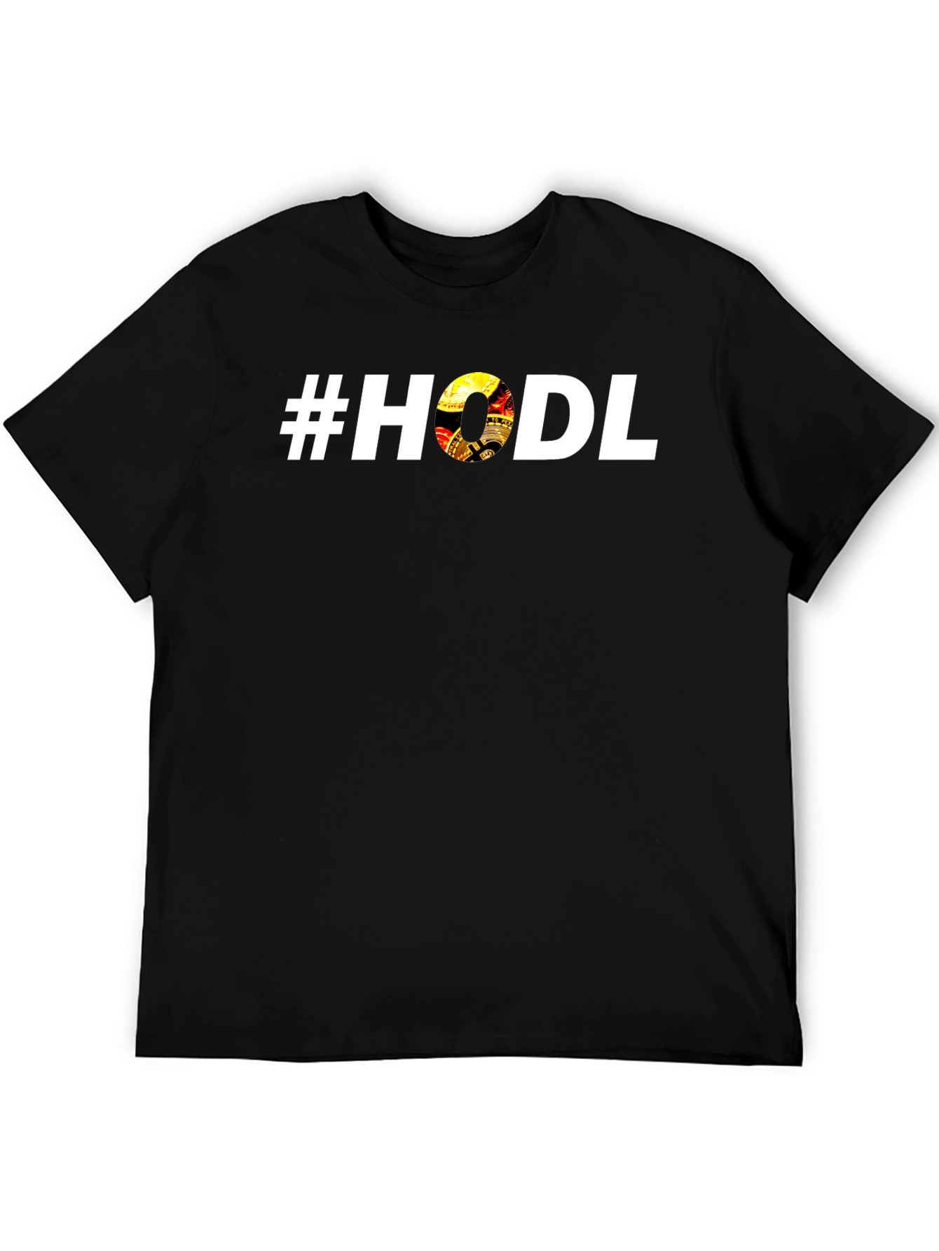 #HODL Crypto Graphic Black T-Shirt - Investor Tee