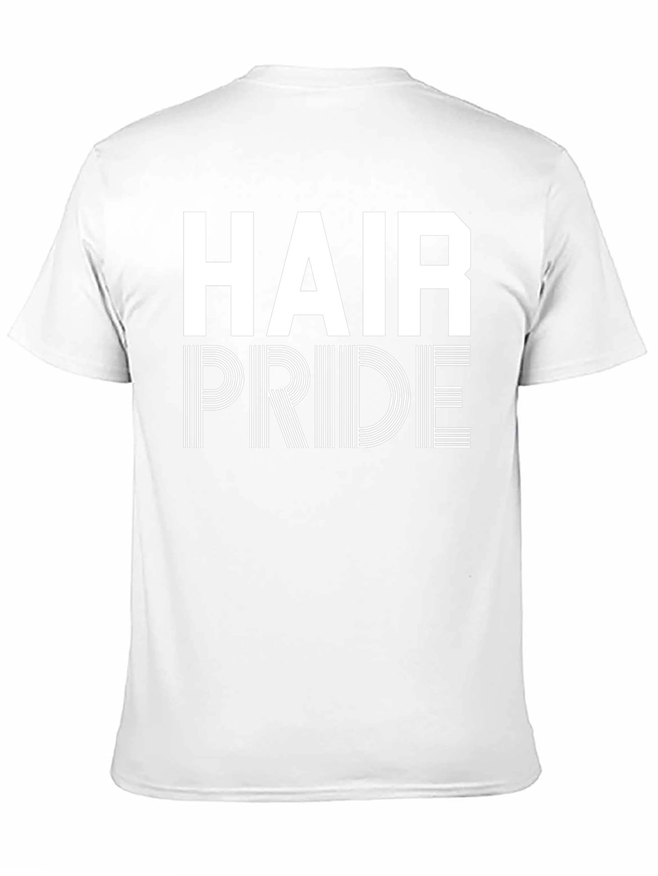Hair Pride Graphic Tee - Black Cotton T-Shirt