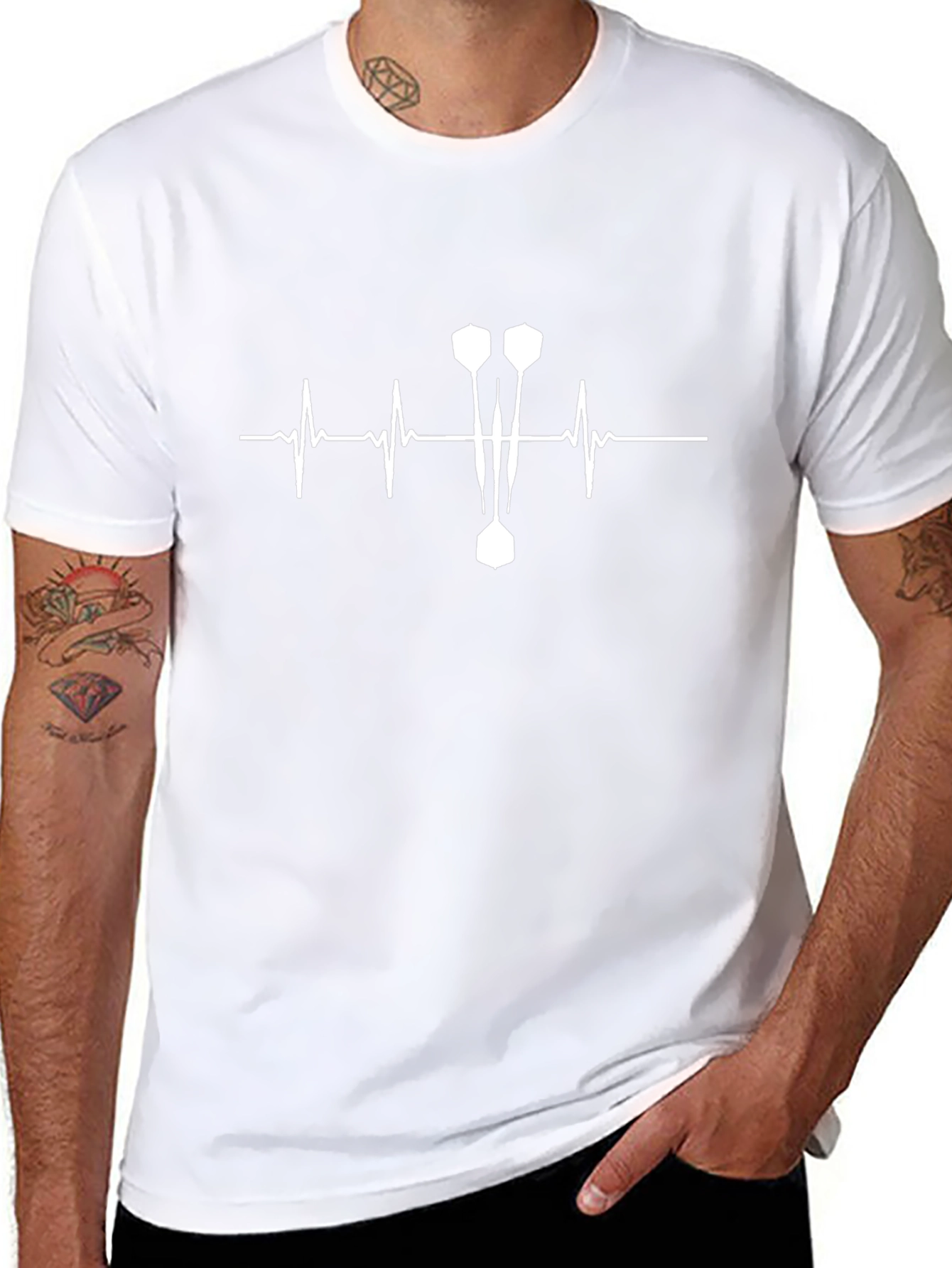 Darts Heartbeat T-Shirt - Play On!