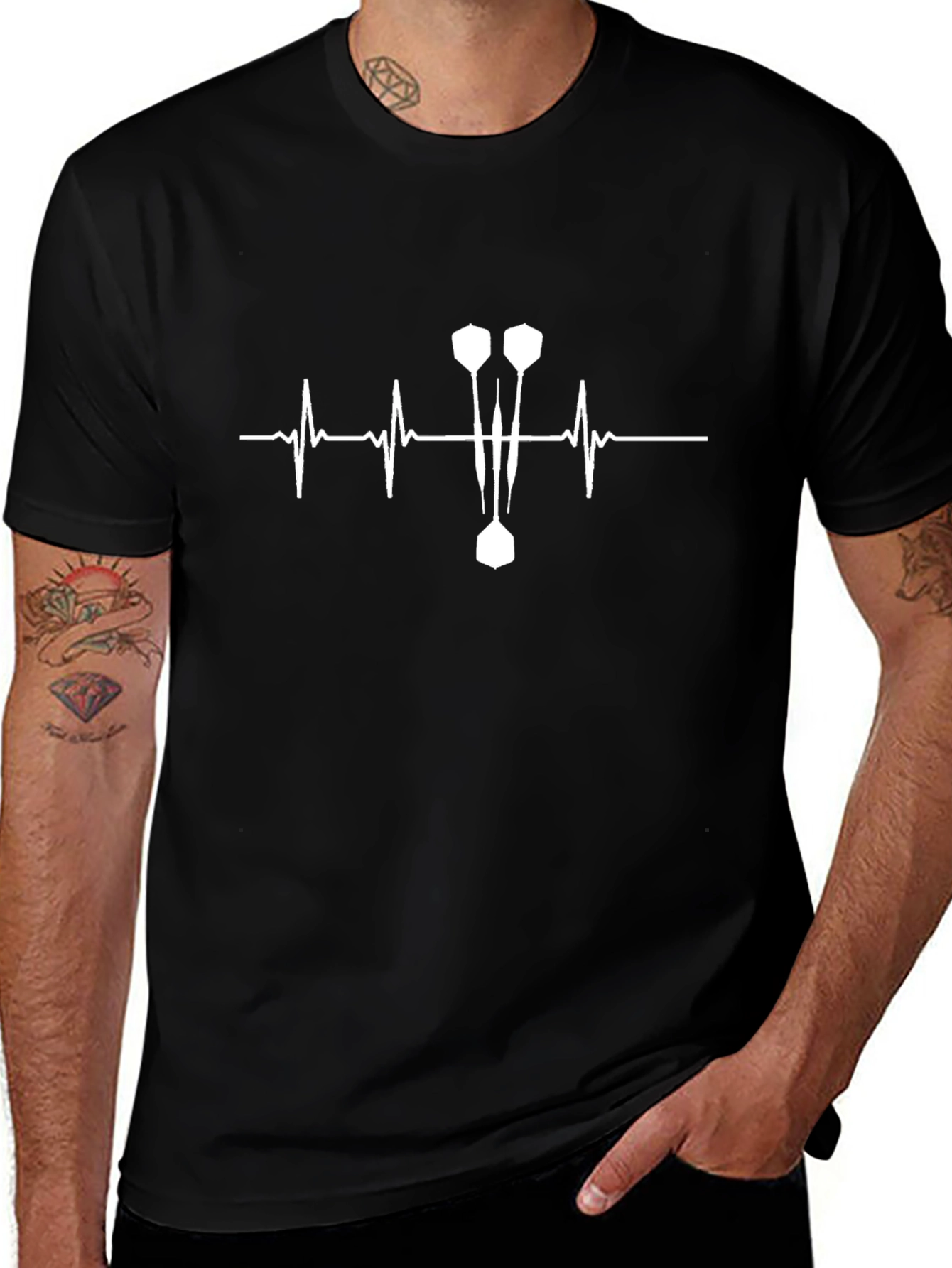 Darts Heartbeat T-Shirt - Play On!