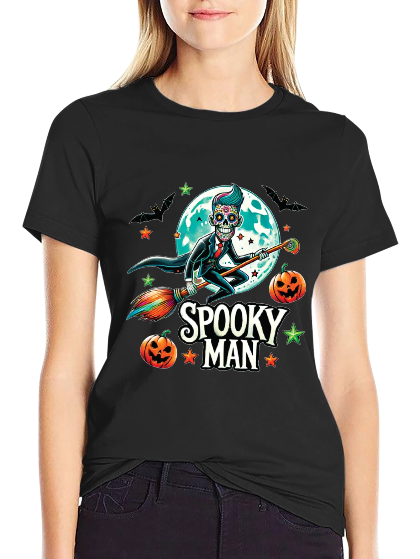 Spooky Man Halloween T-Shirt