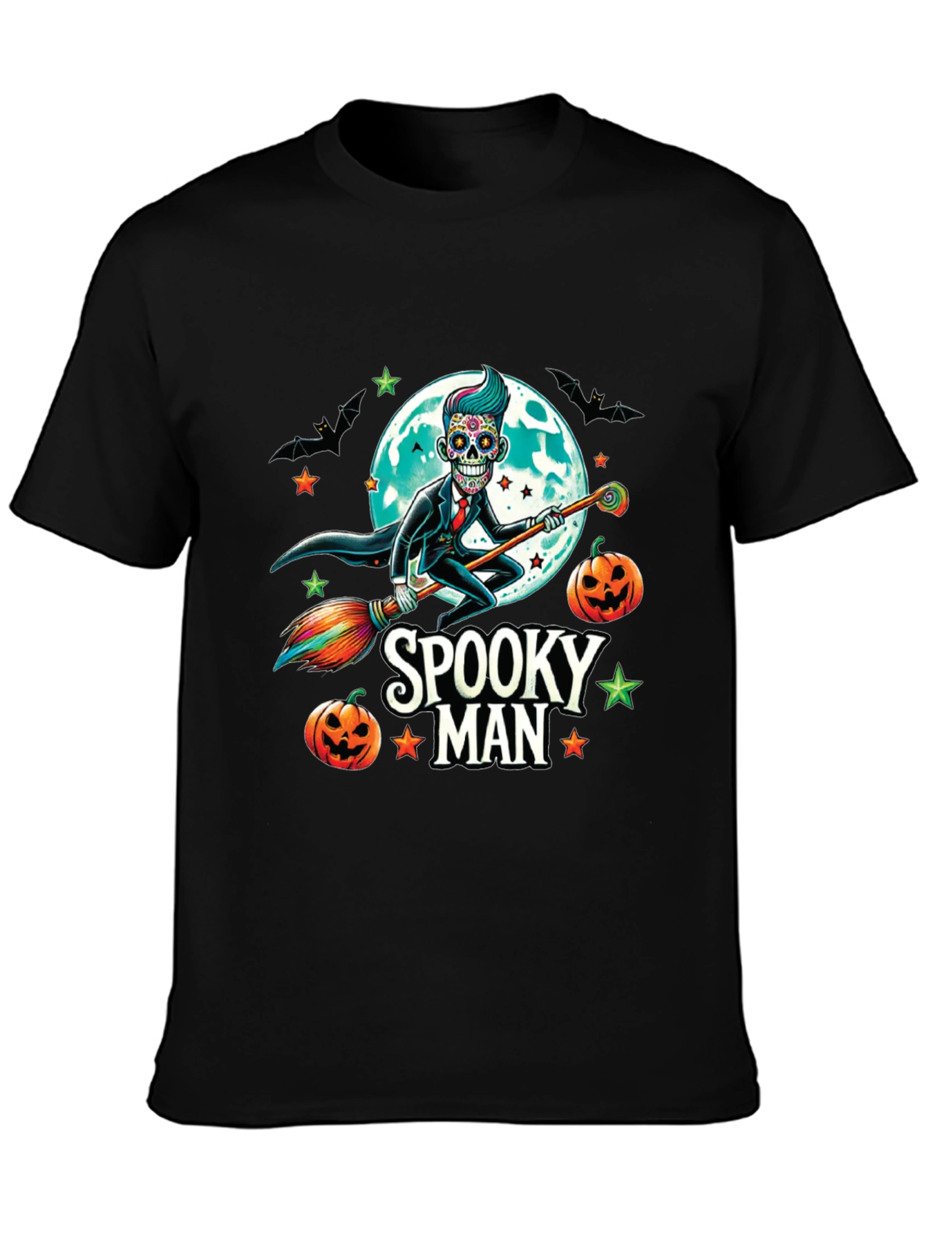 Spooky Man Halloween T-Shirt