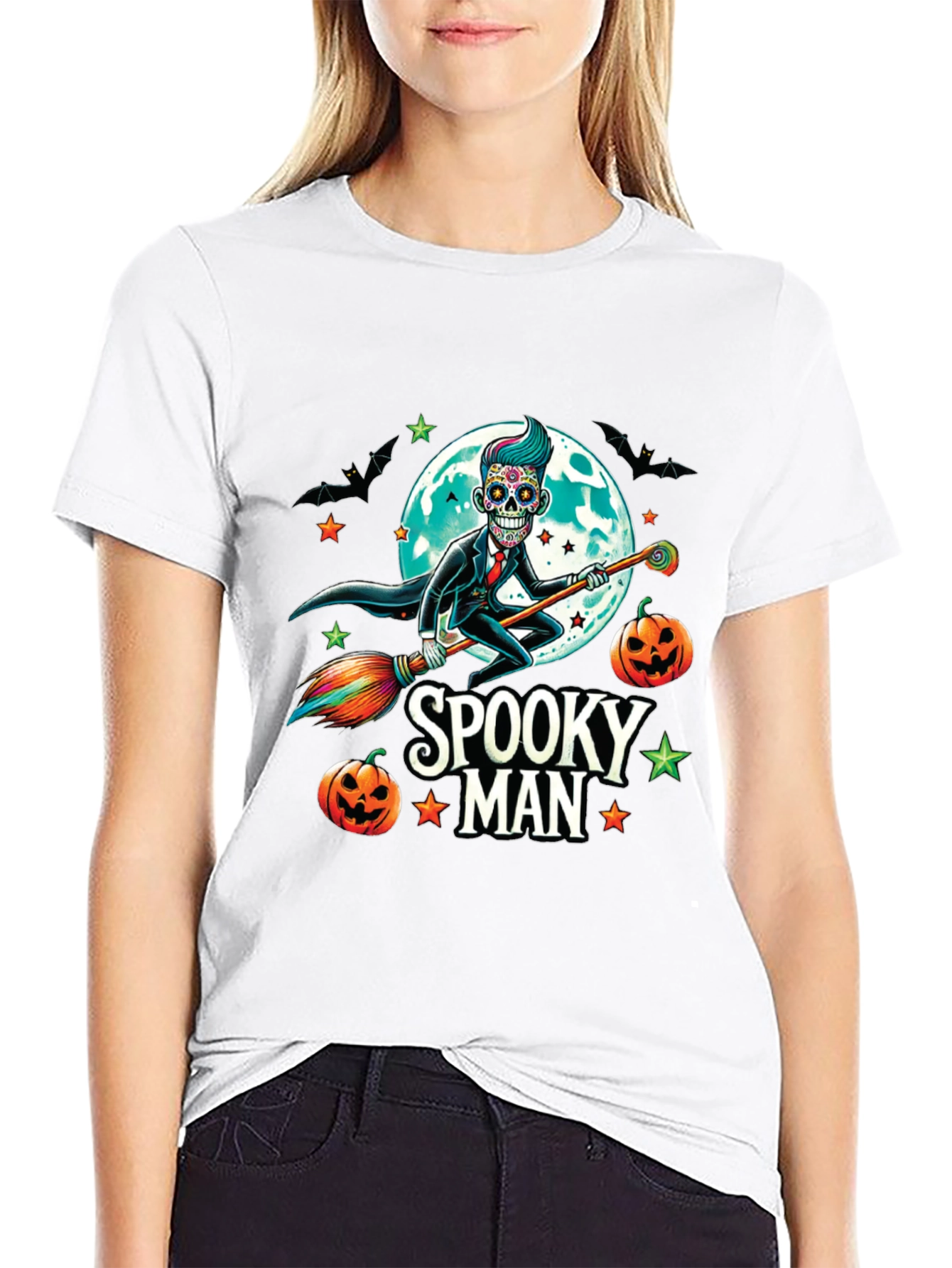 Spooky Man Halloween T-Shirt