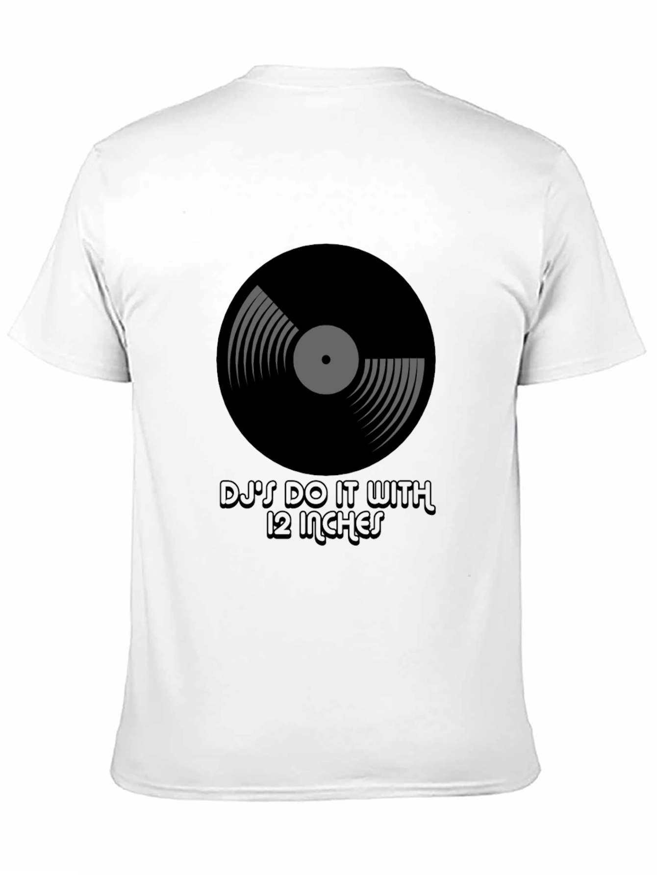 DJs Do It With 12 Inches Black T-Shirt