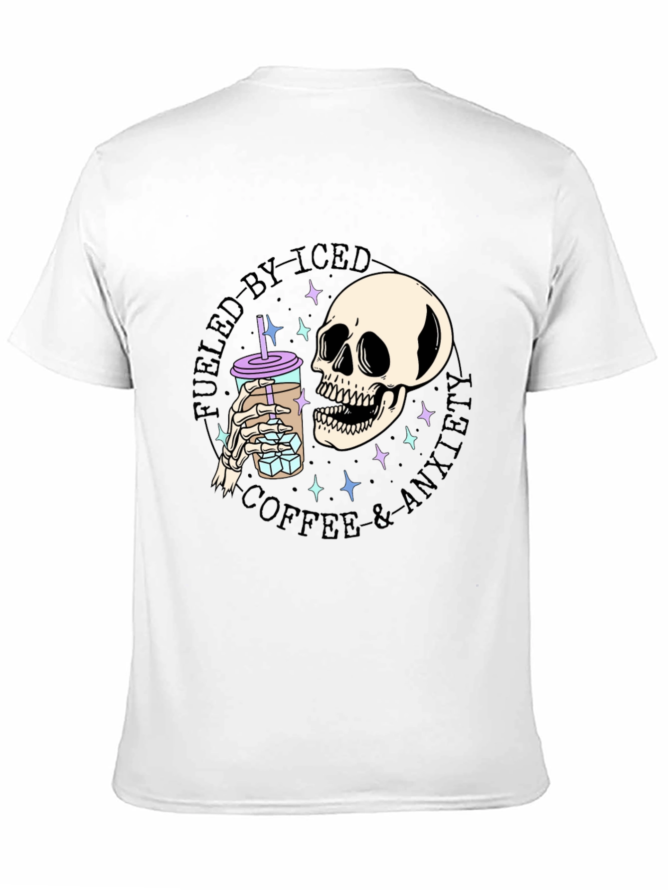 Fueled By Iced Coffee & Anxiety T-Shirt