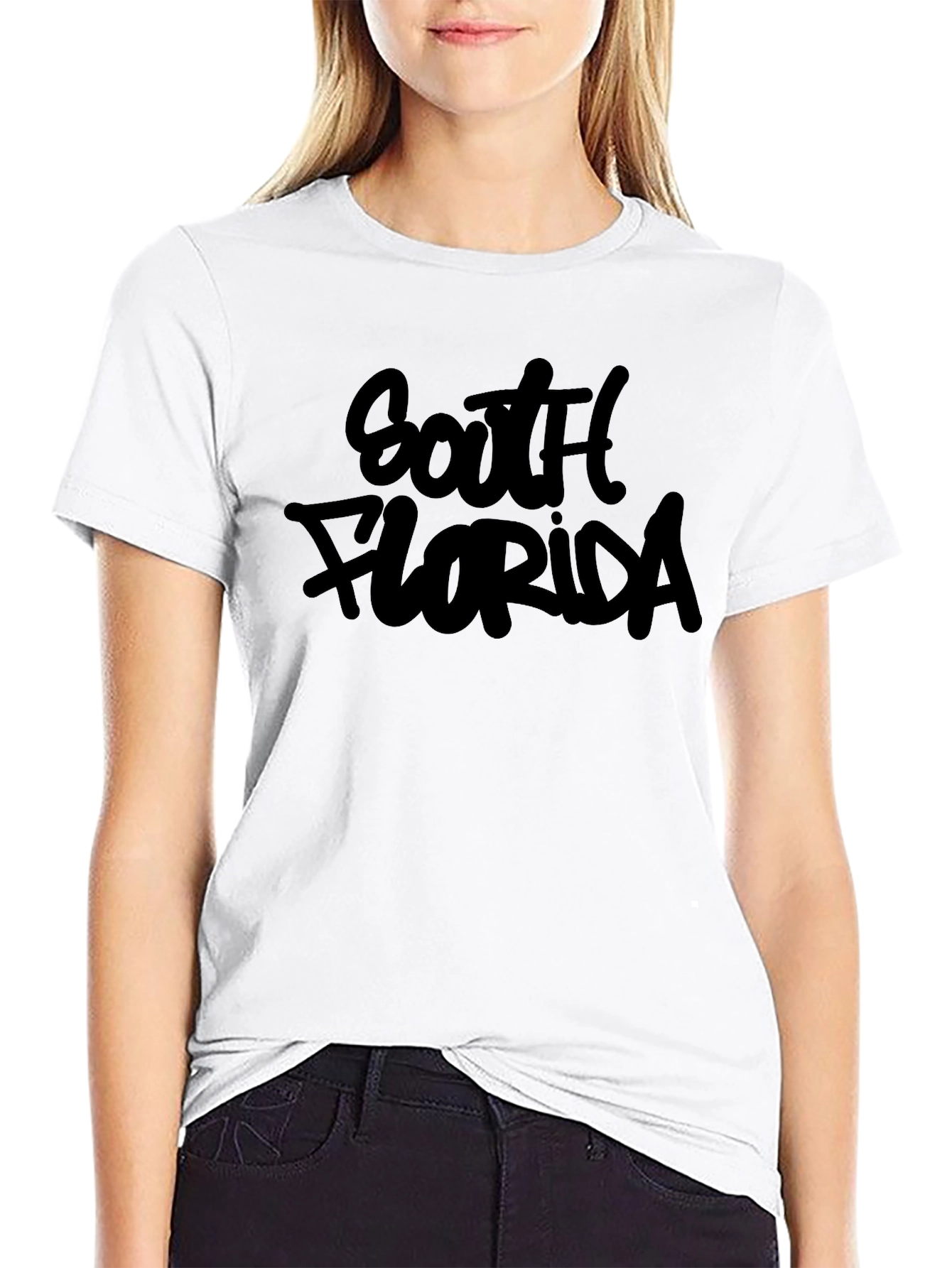 South Florida Black Graphic T-Shirt