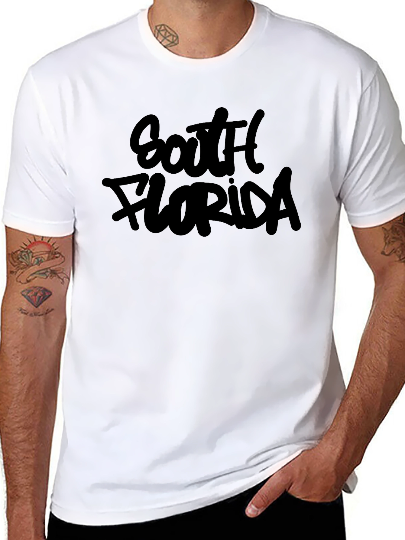 South Florida Black Graphic T-Shirt