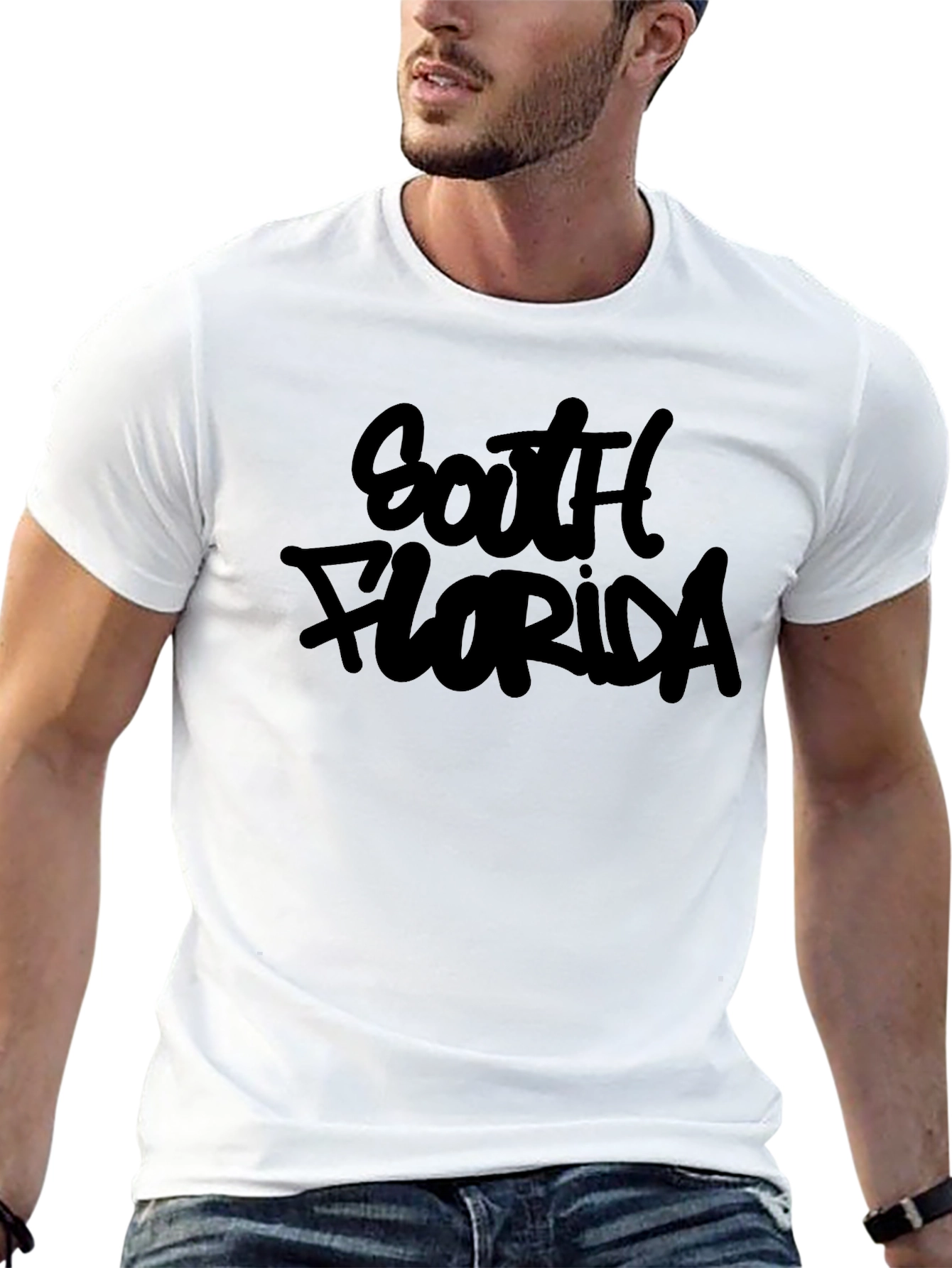 South Florida Black Graphic T-Shirt