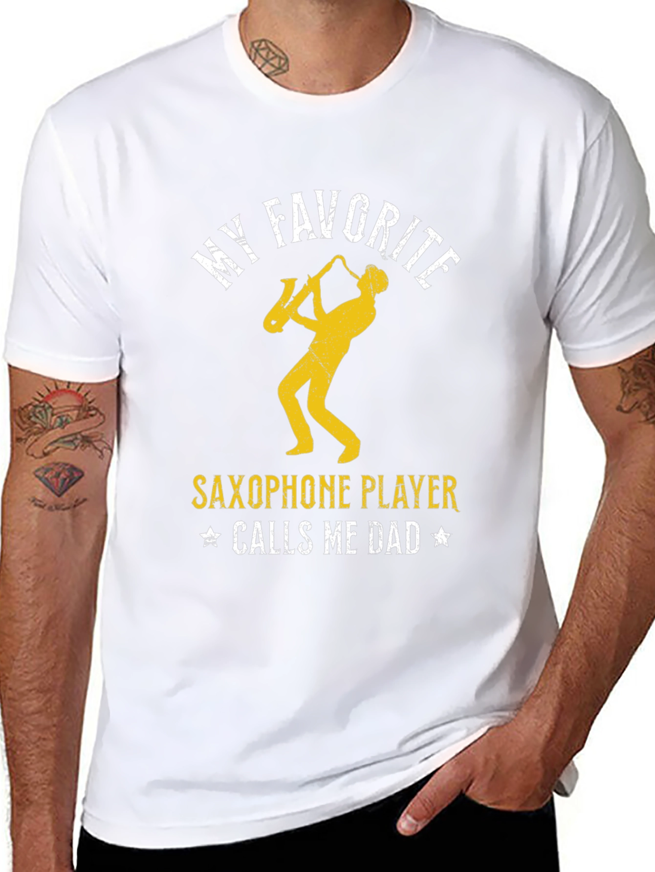 My Favorite Saxophone Player Calls Me Dad T-Shirt
