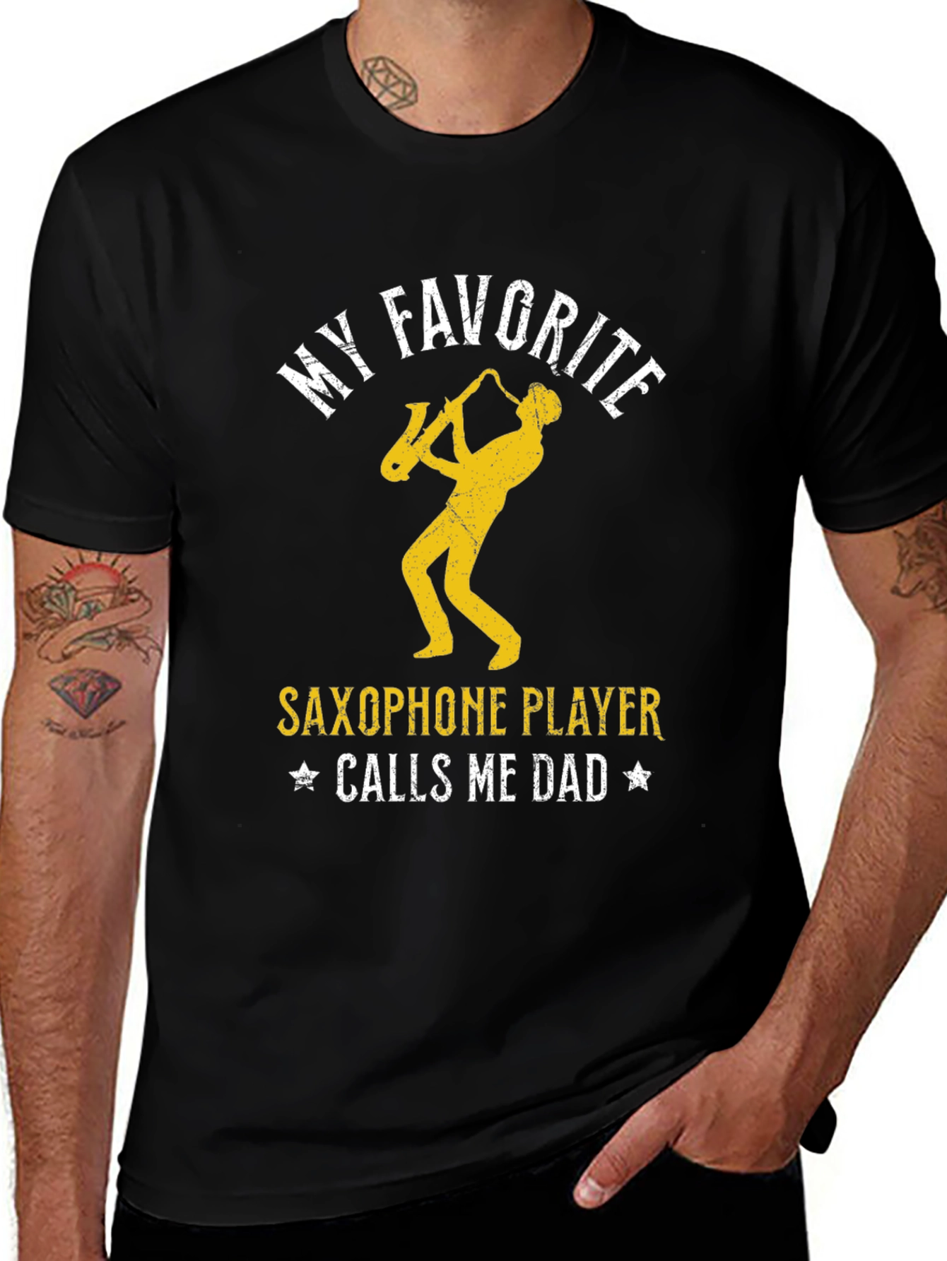 My Favorite Saxophone Player Calls Me Dad T-Shirt