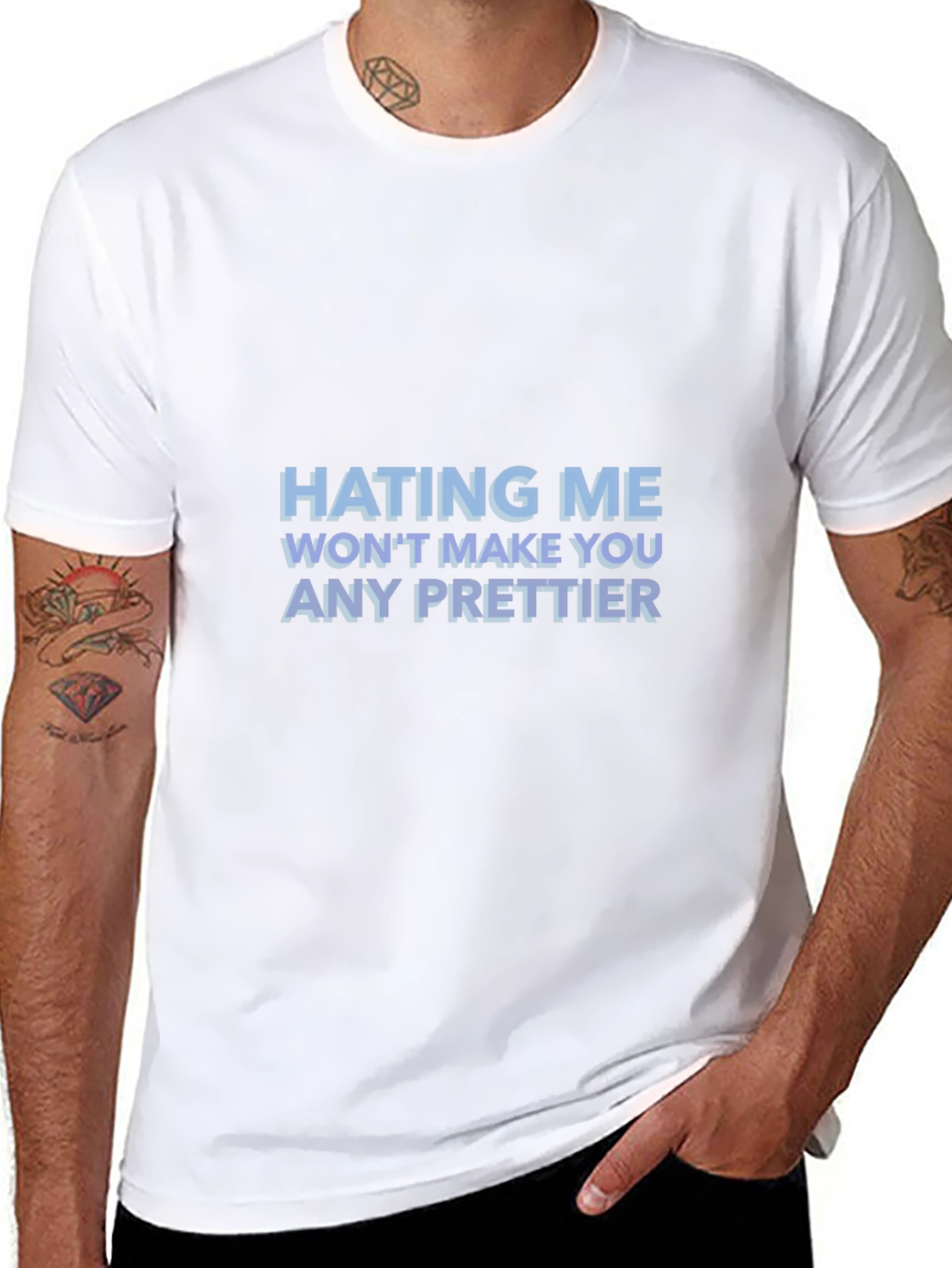 Hating Me T-Shirt - Edgy Graphic Tee