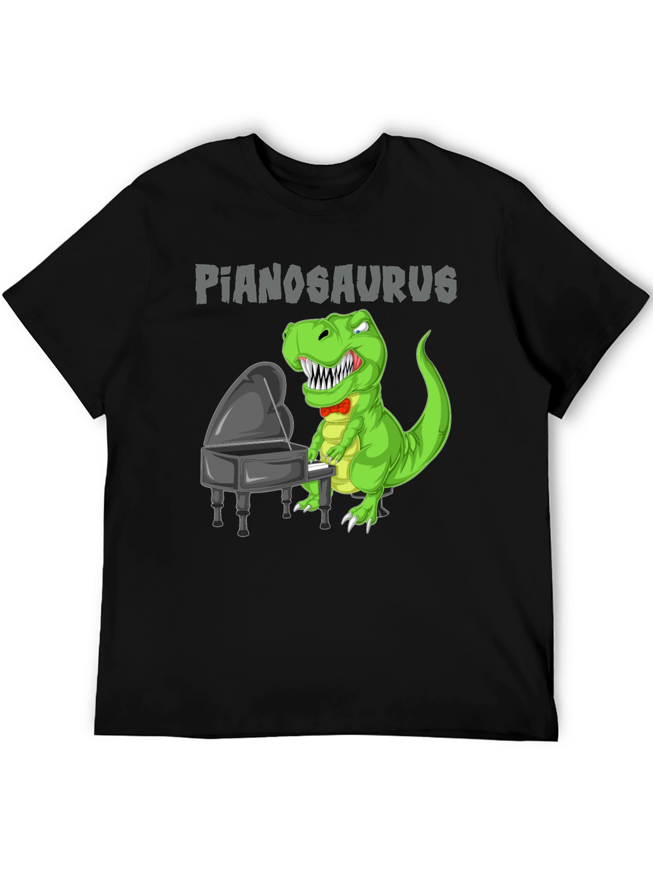 Pianosaurus T-Shirt Dinosaur Playing Piano