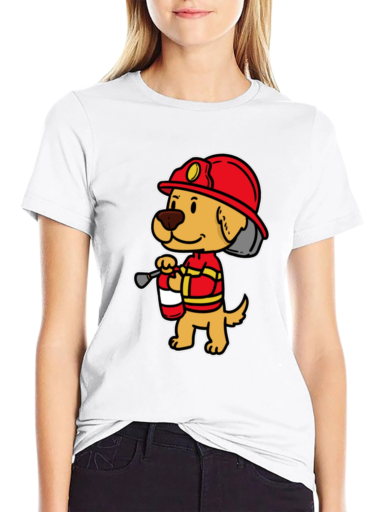 Firefighter Dog T-Shirt