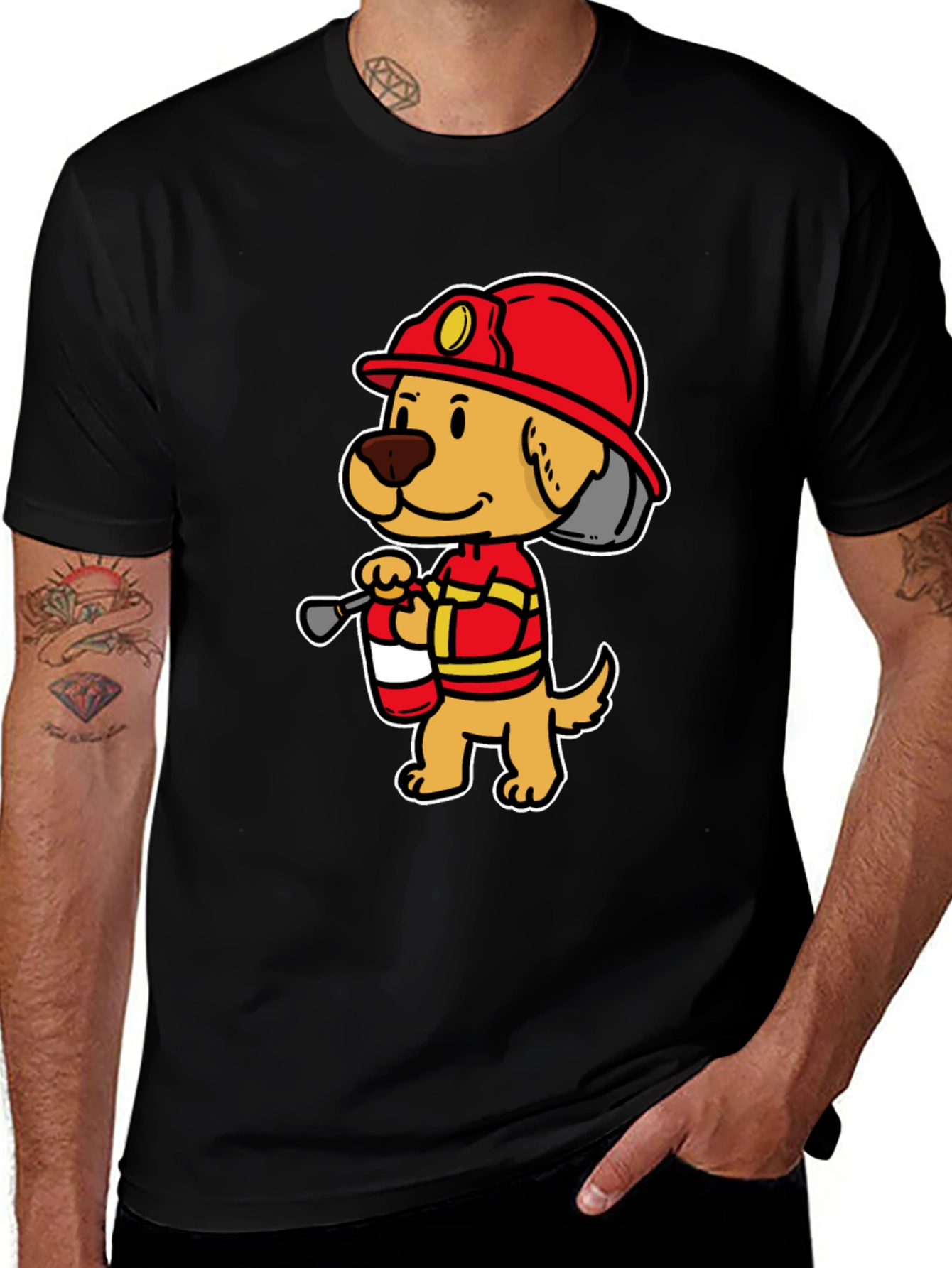 Firefighter Dog T-Shirt