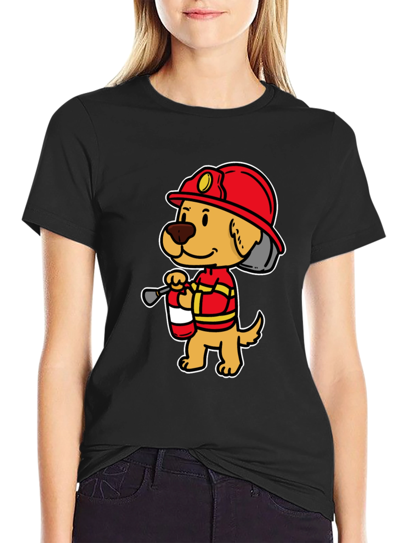 Firefighter Dog T-Shirt