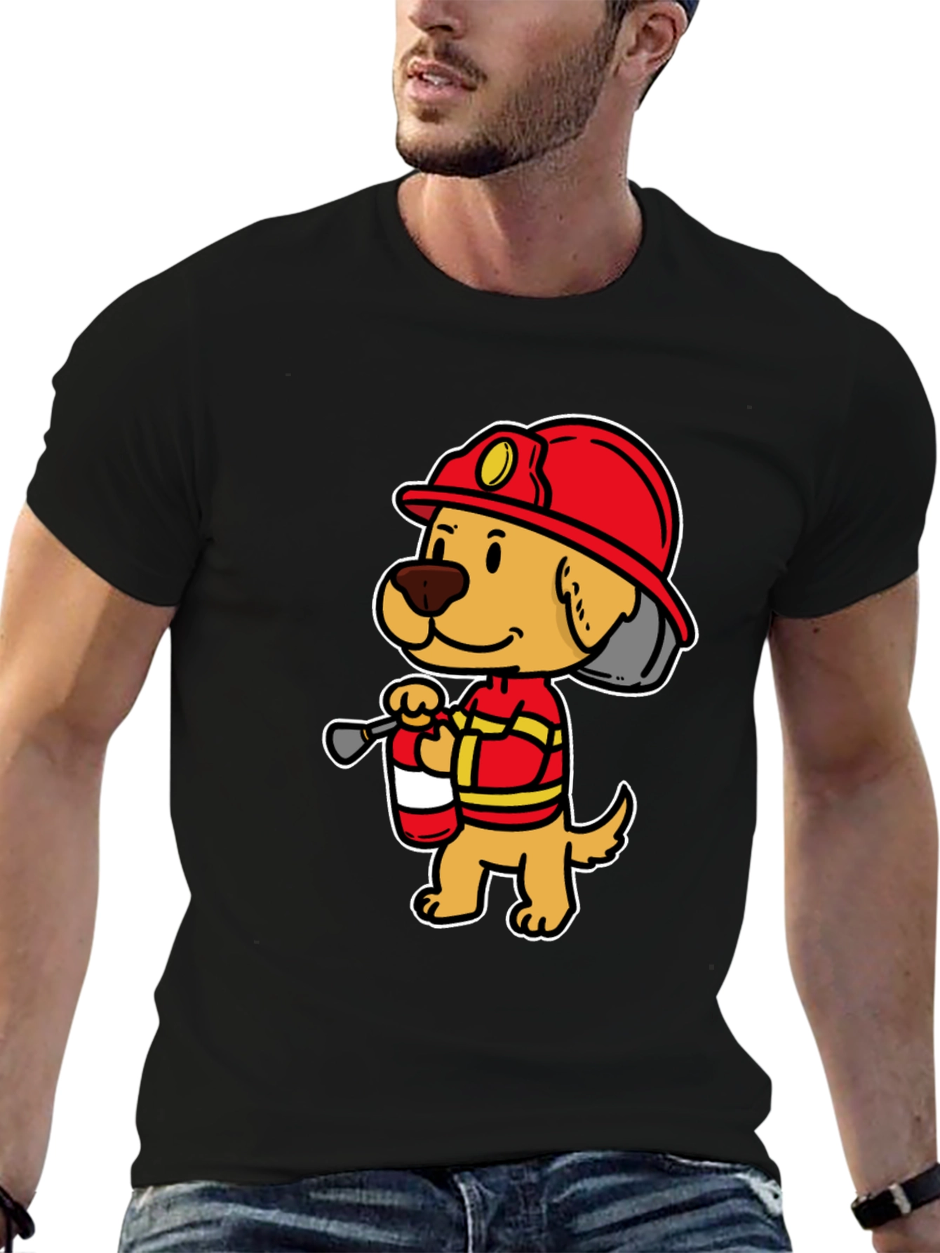 Firefighter Dog T-Shirt