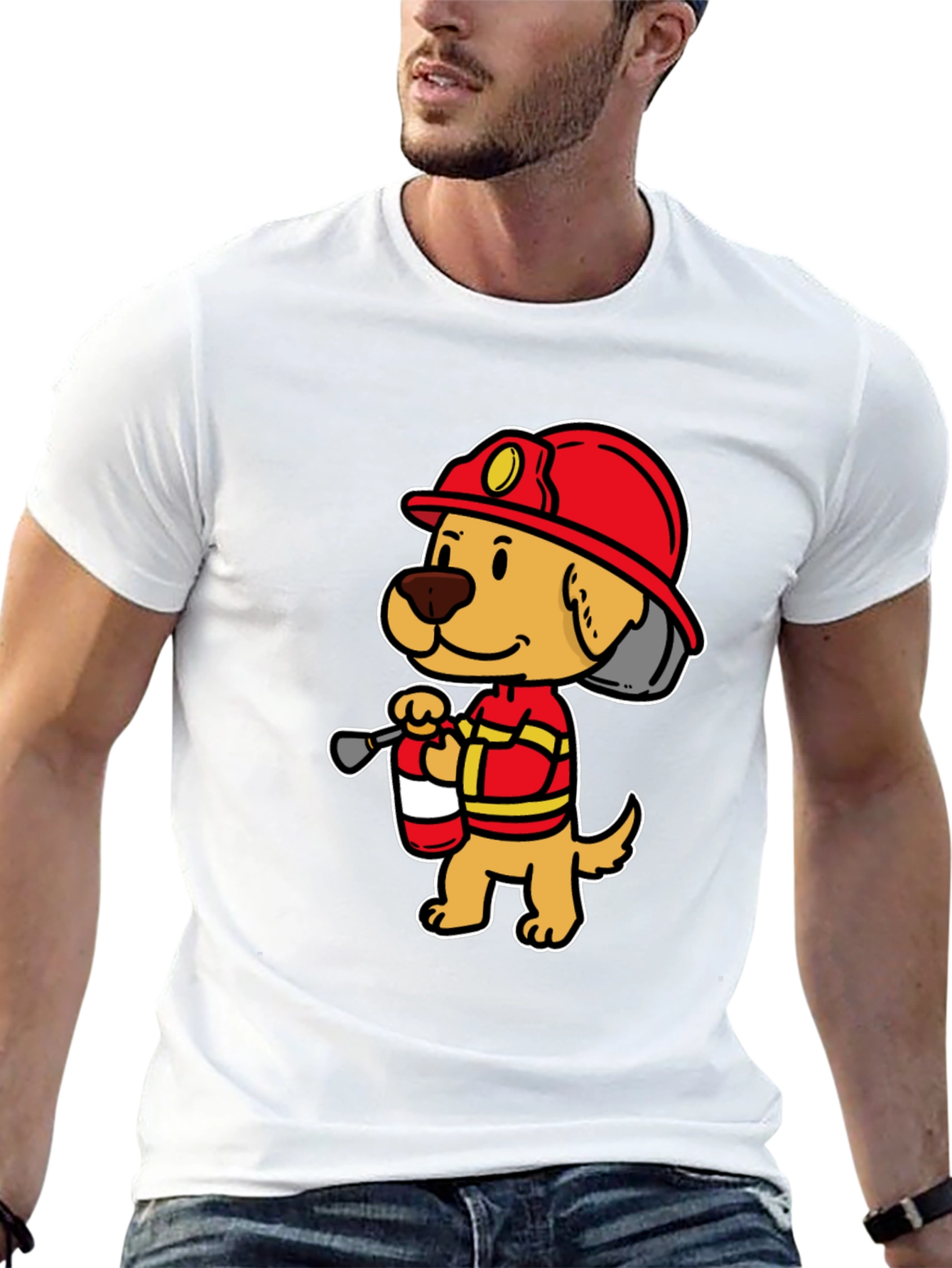 Firefighter Dog T-Shirt