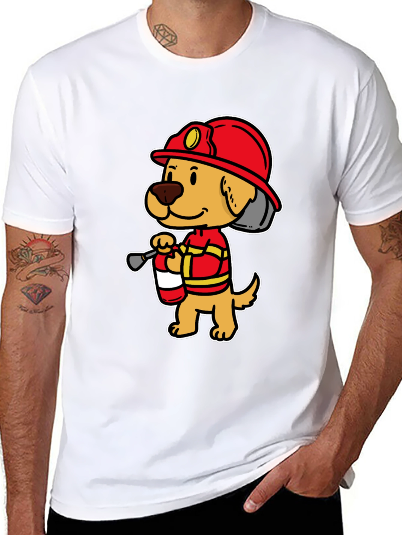 Firefighter Dog T-Shirt