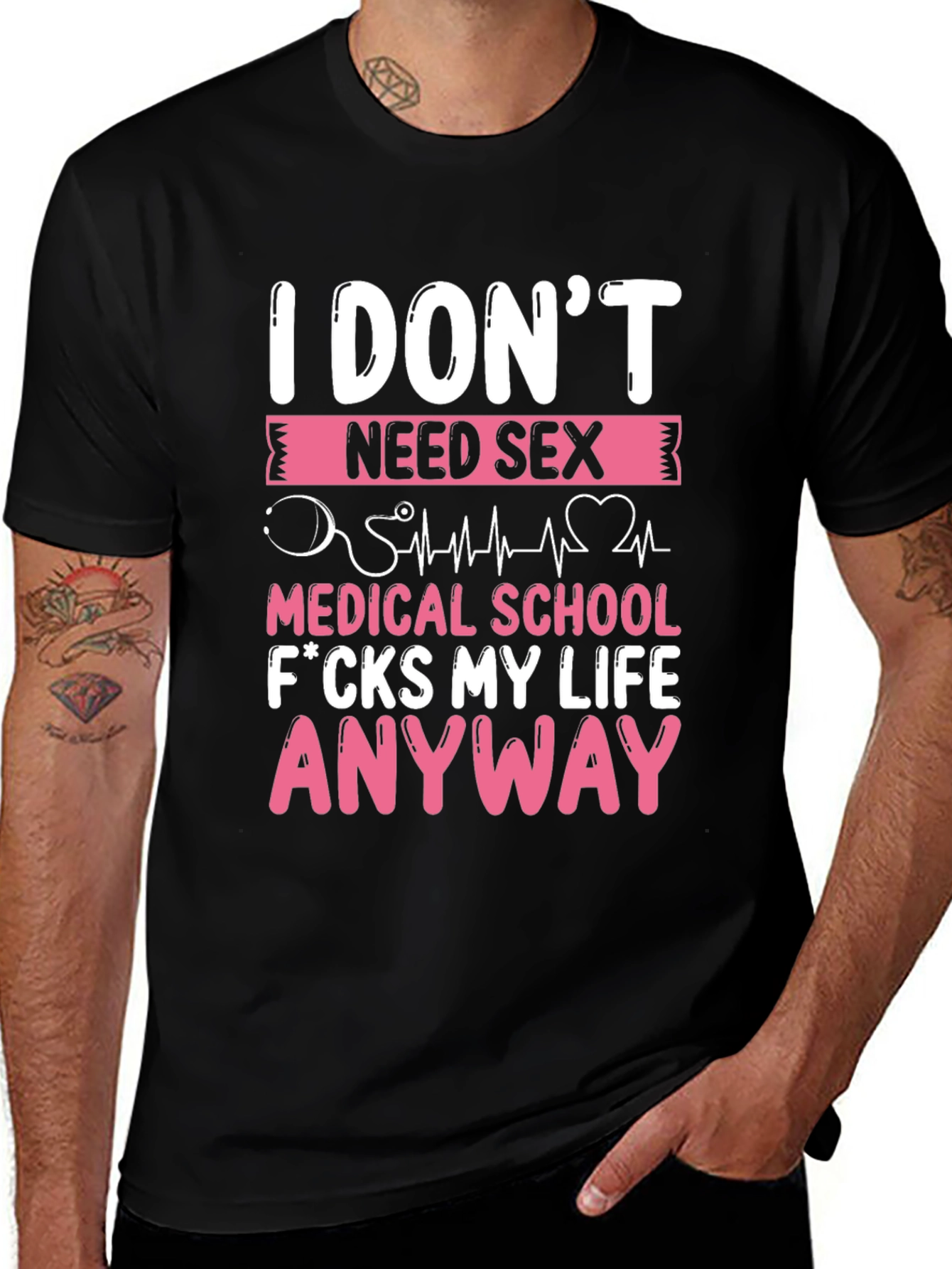 Funny Medical School T-Shirt - I Dont Need Sex