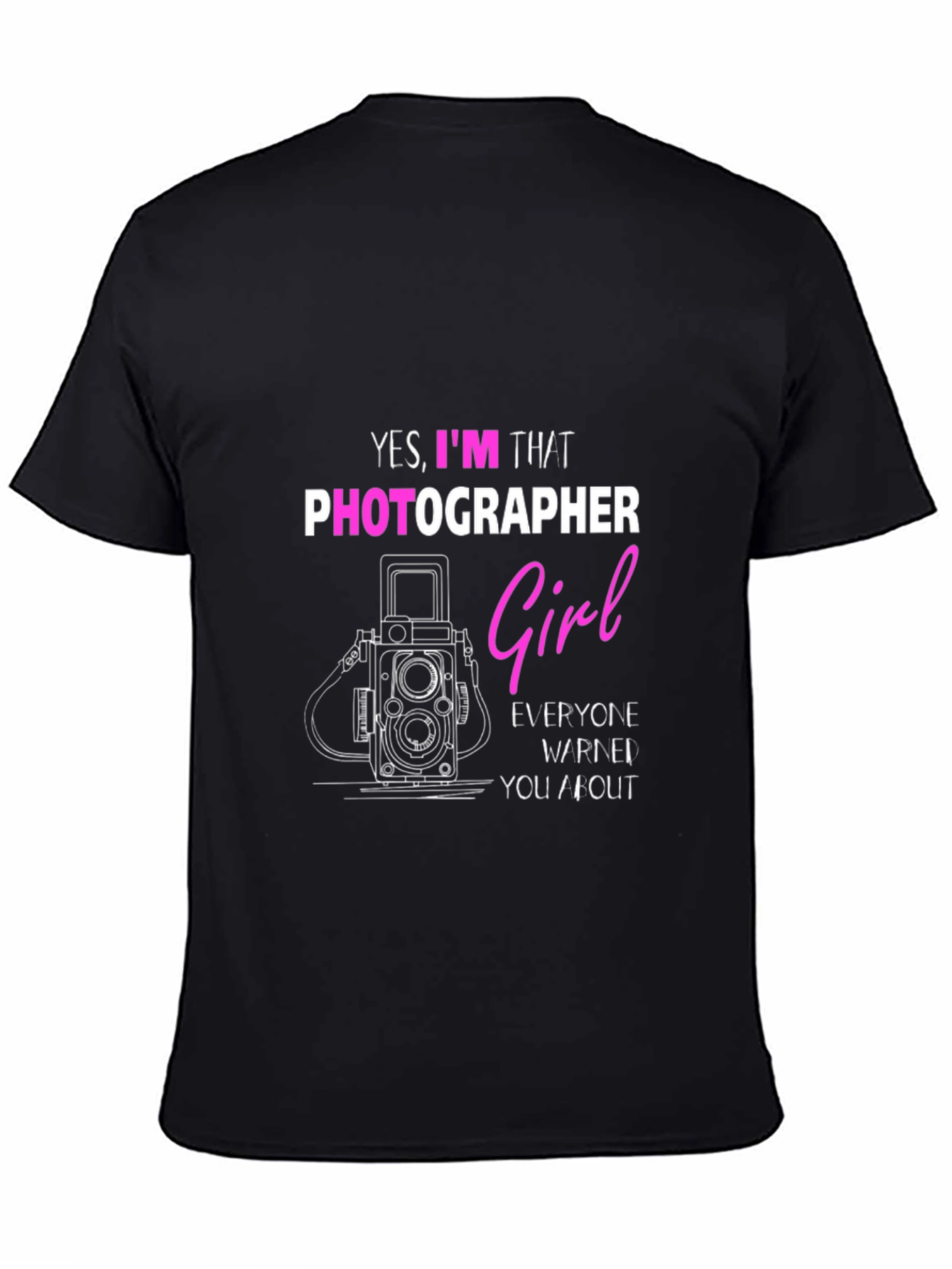 Photographer Girl T-Shirt - Funny Camera Tee