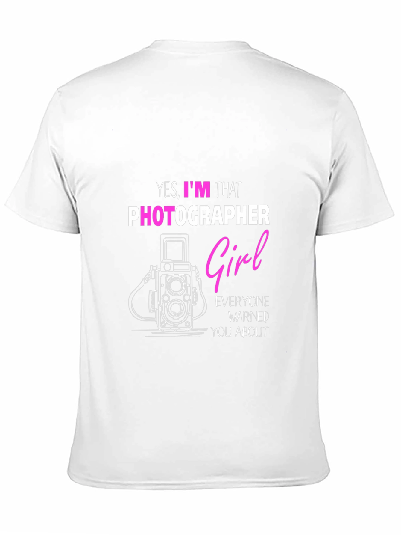 Photographer Girl T-Shirt - Funny Camera Tee