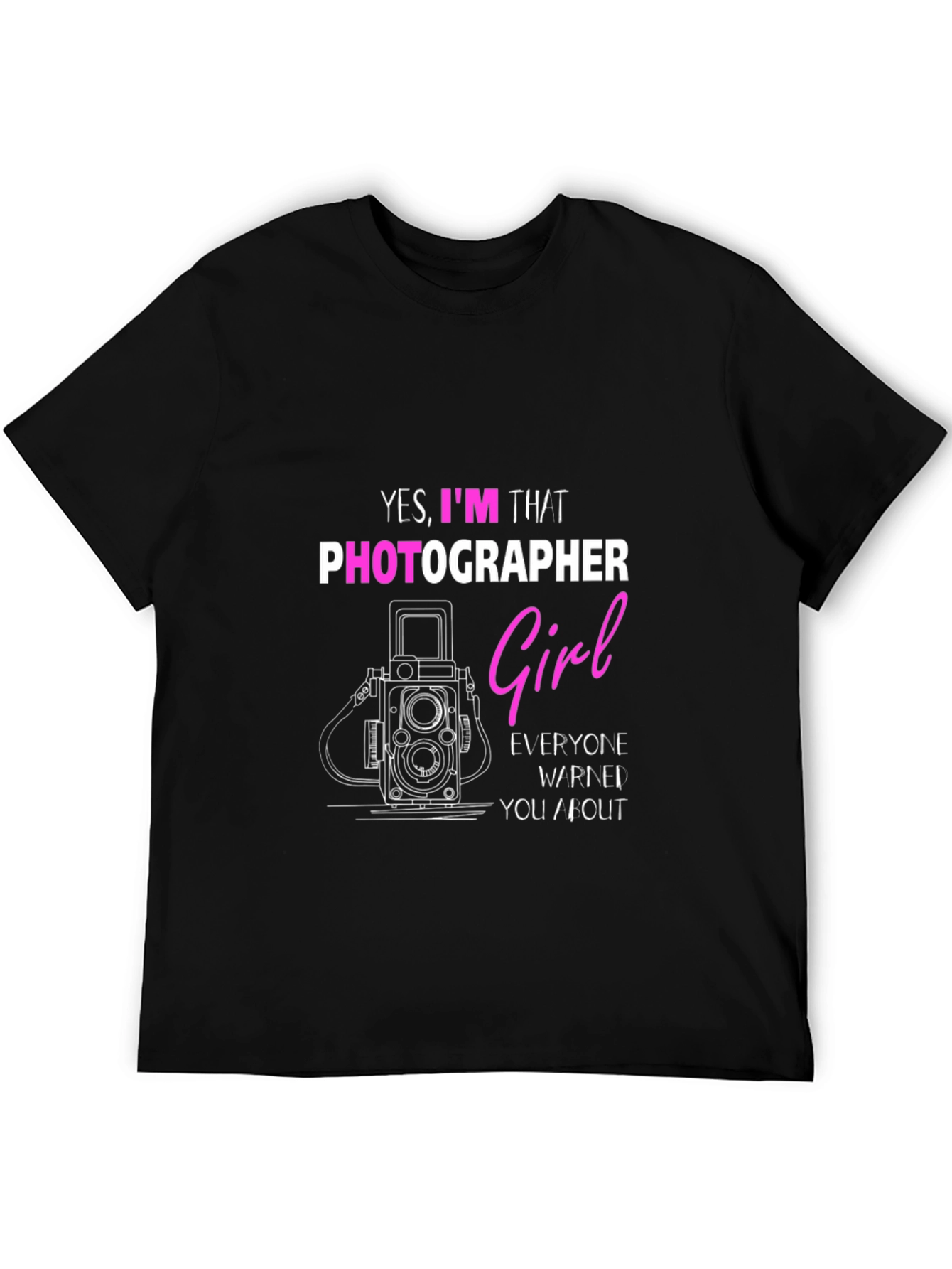 Photographer Girl T-Shirt - Funny Camera Tee
