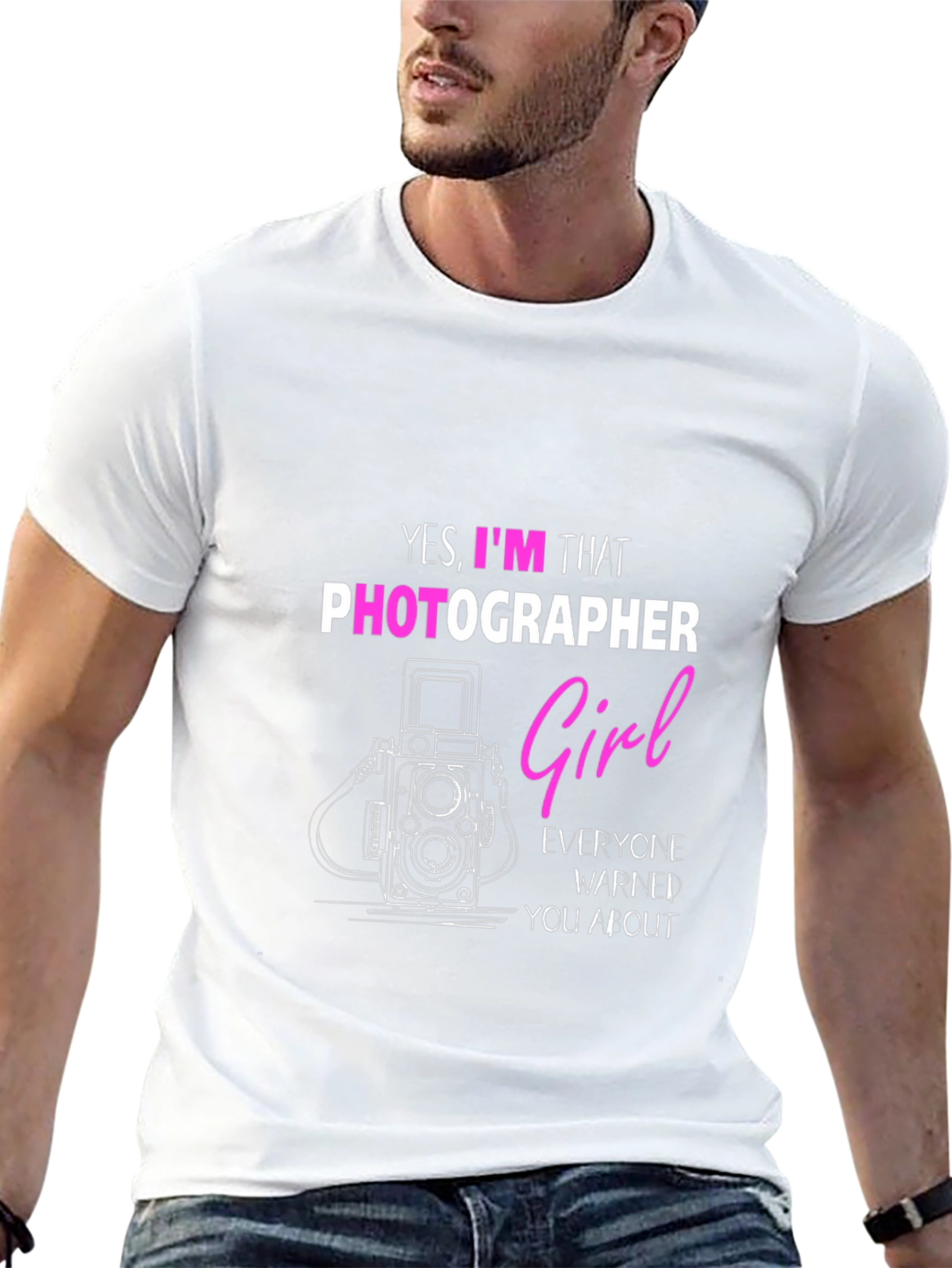 Photographer Girl T-Shirt - Funny Camera Tee