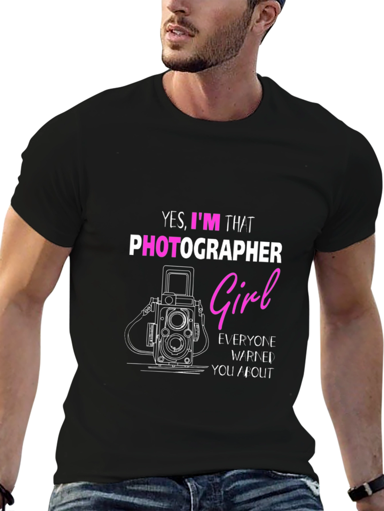 Photographer Girl T-Shirt - Funny Camera Tee