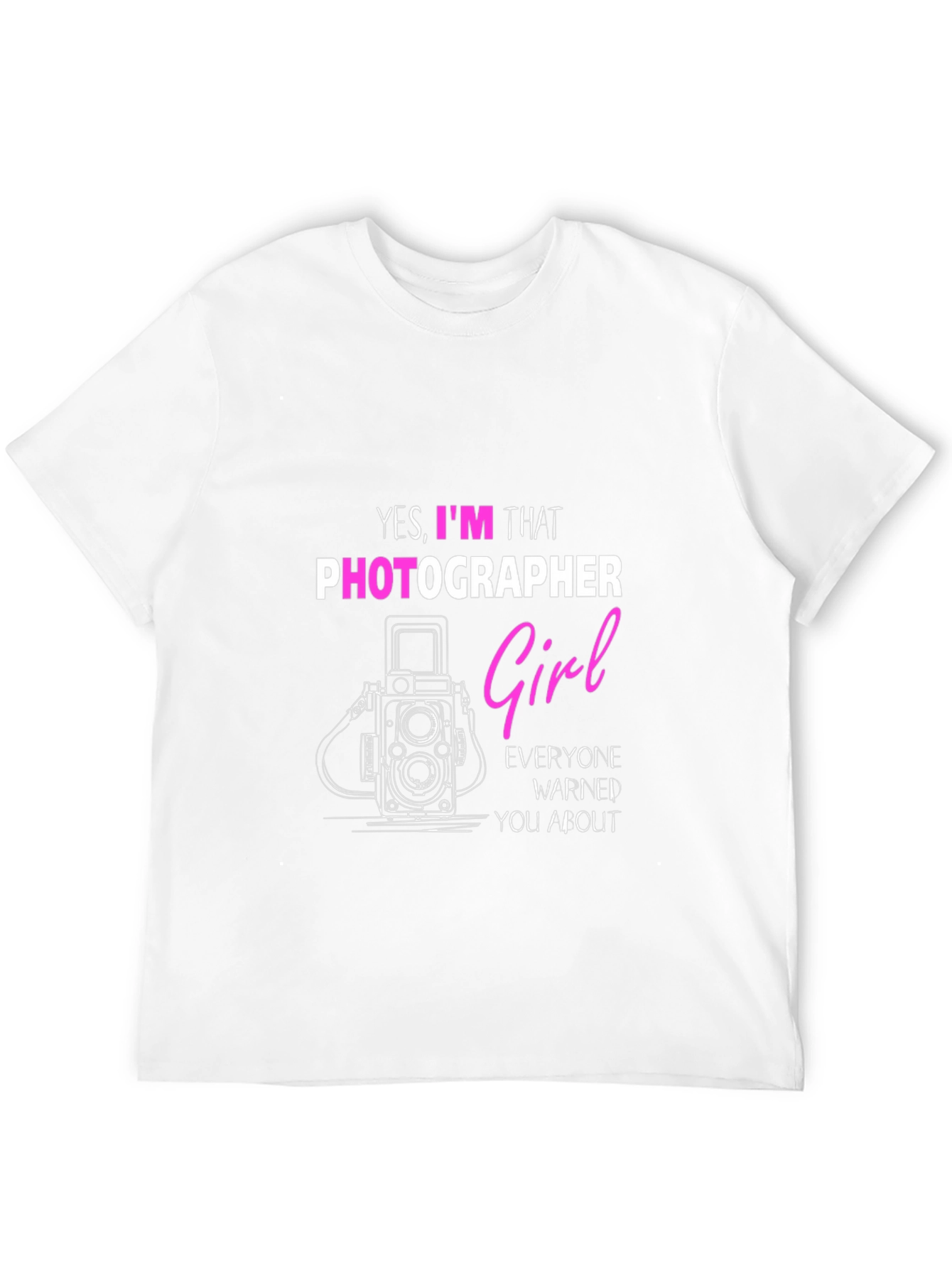 Photographer Girl T-Shirt - Funny Camera Tee
