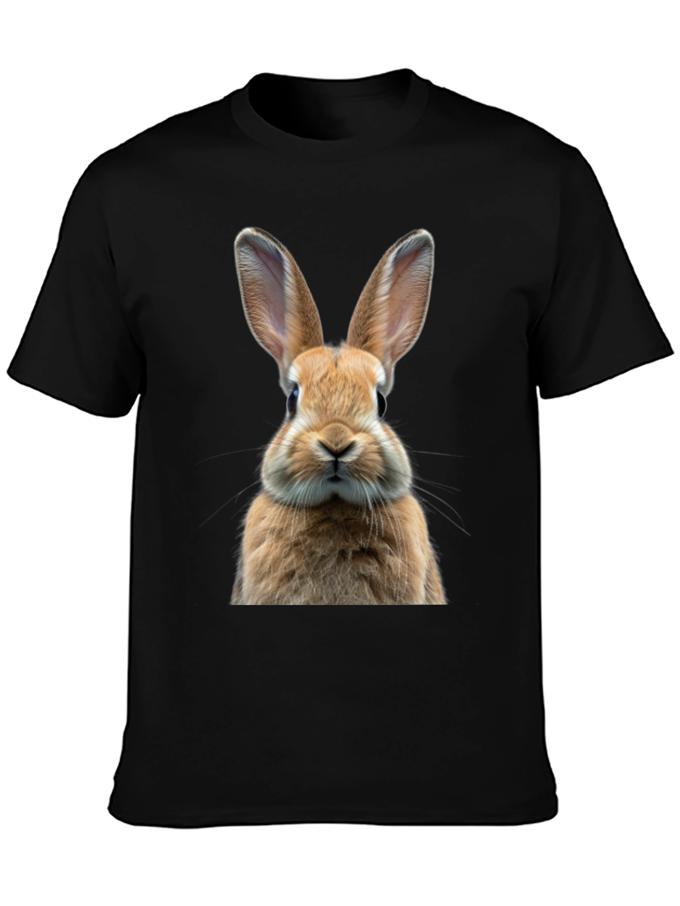 Rabbit Graphic Tee - Cute Animal Print Shirt