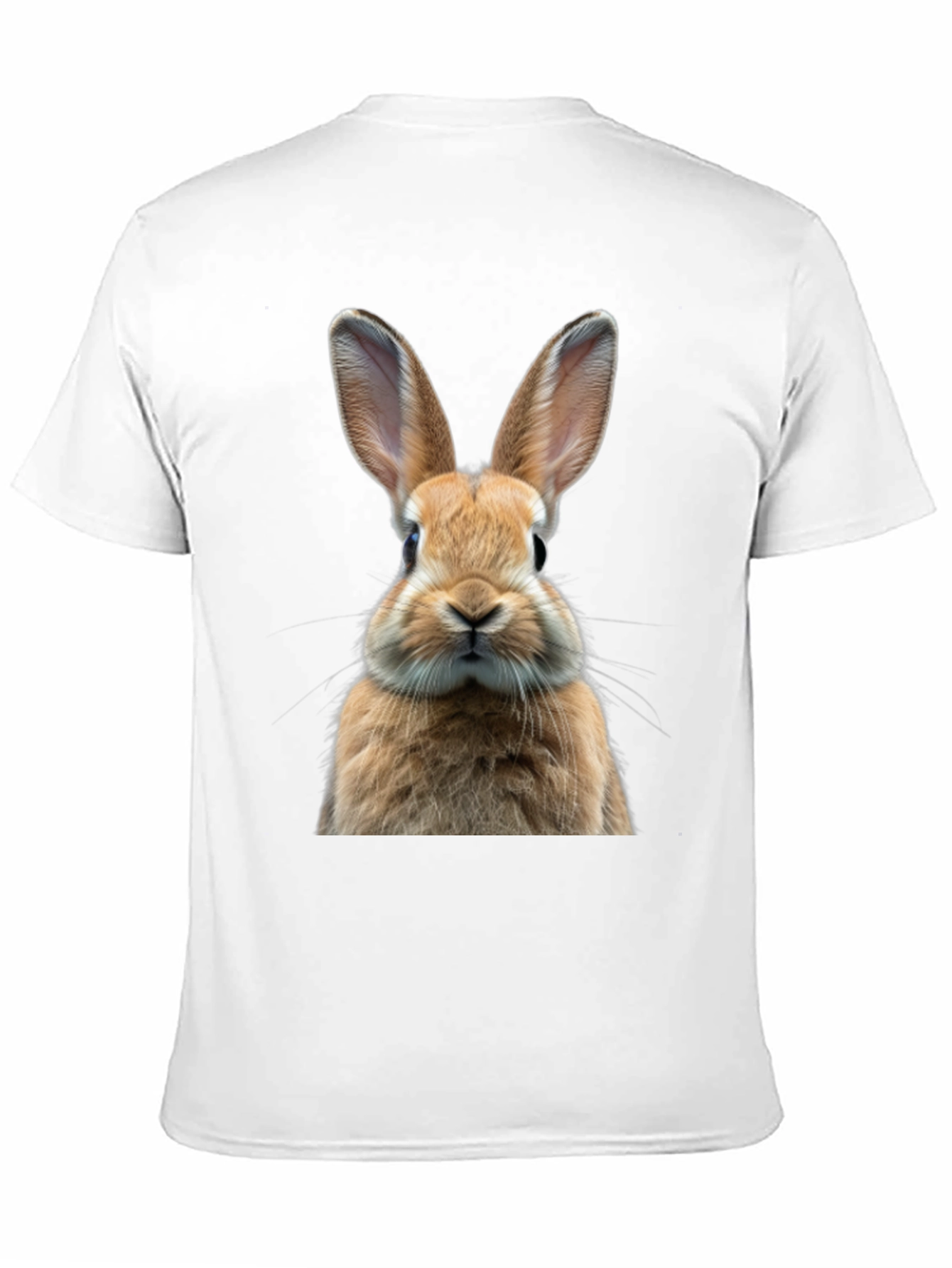 Rabbit Graphic Tee - Cute Animal Print Shirt