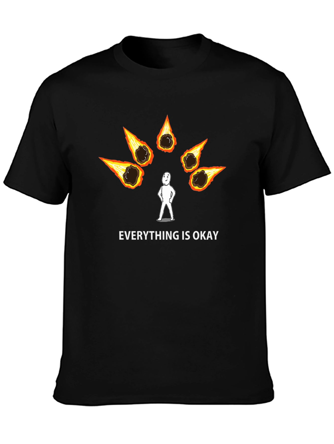 Everything is Okay Meteor T-Shirt