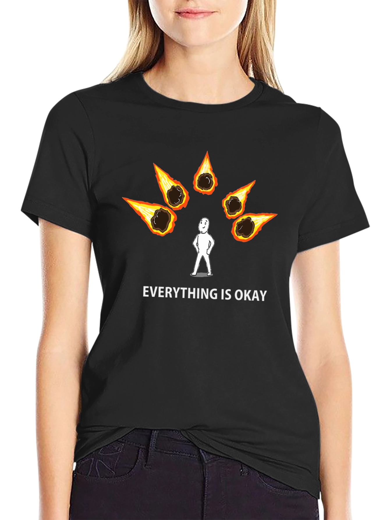 Everything is Okay Meteor T-Shirt
