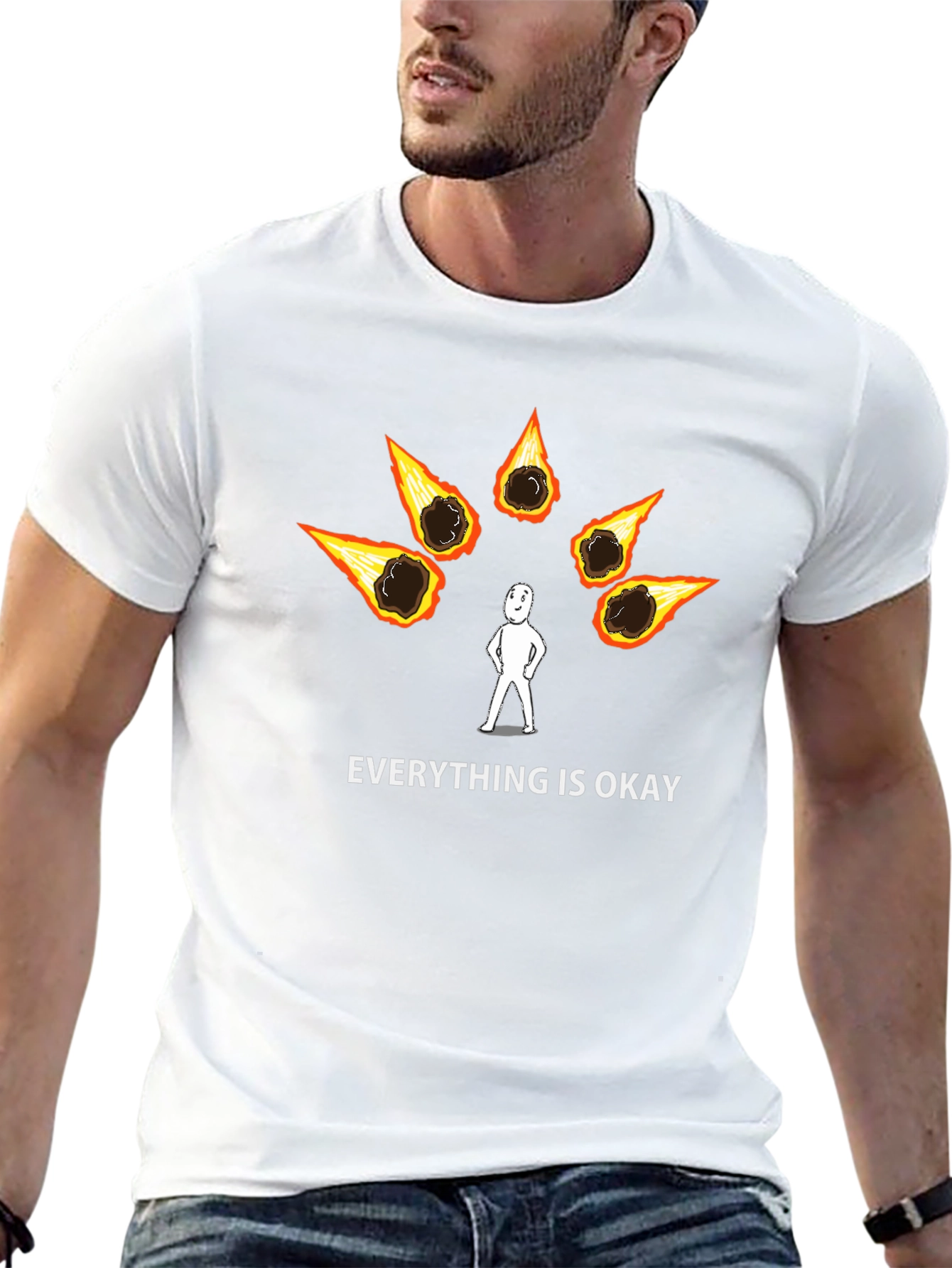 Everything is Okay Meteor T-Shirt