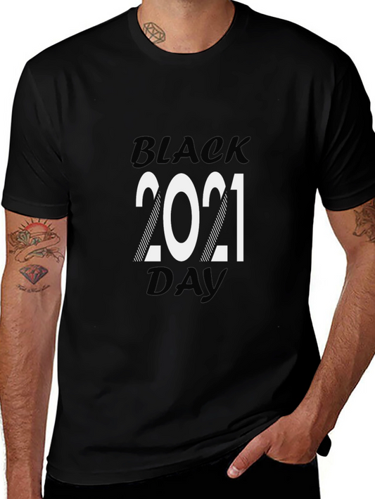 Black Day 2021 Graphic Tee - Mens Black T-Shirt