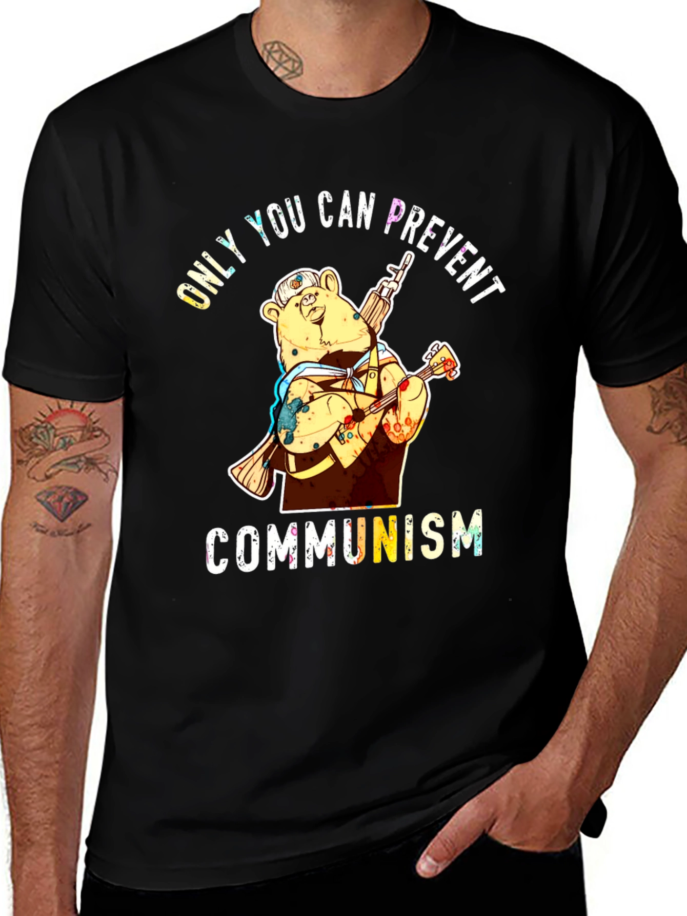 Only YOU Can Prevent Communism Bear T-Shirt