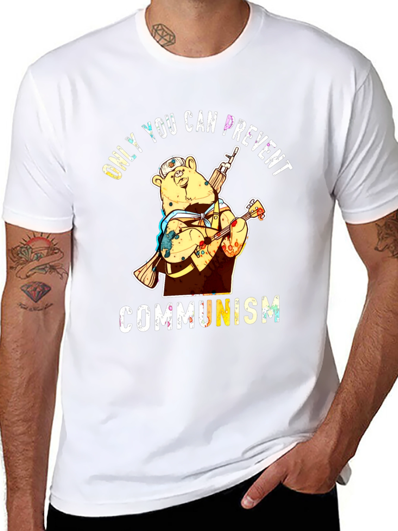 Only YOU Can Prevent Communism Bear T-Shirt