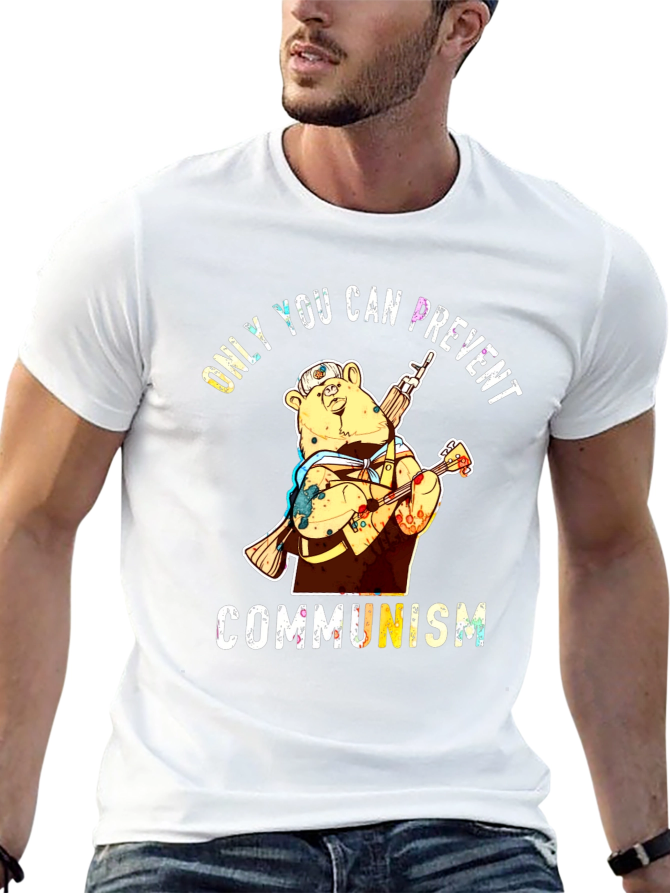 Only YOU Can Prevent Communism Bear T-Shirt
