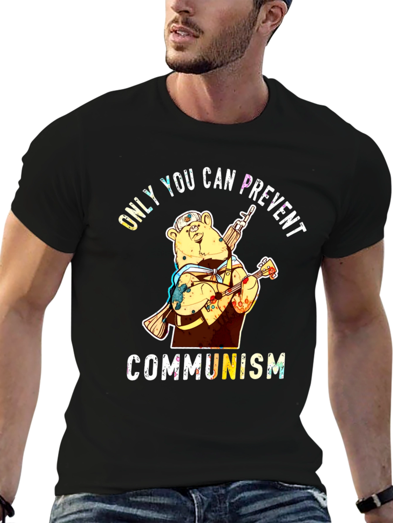 Only YOU Can Prevent Communism Bear T-Shirt