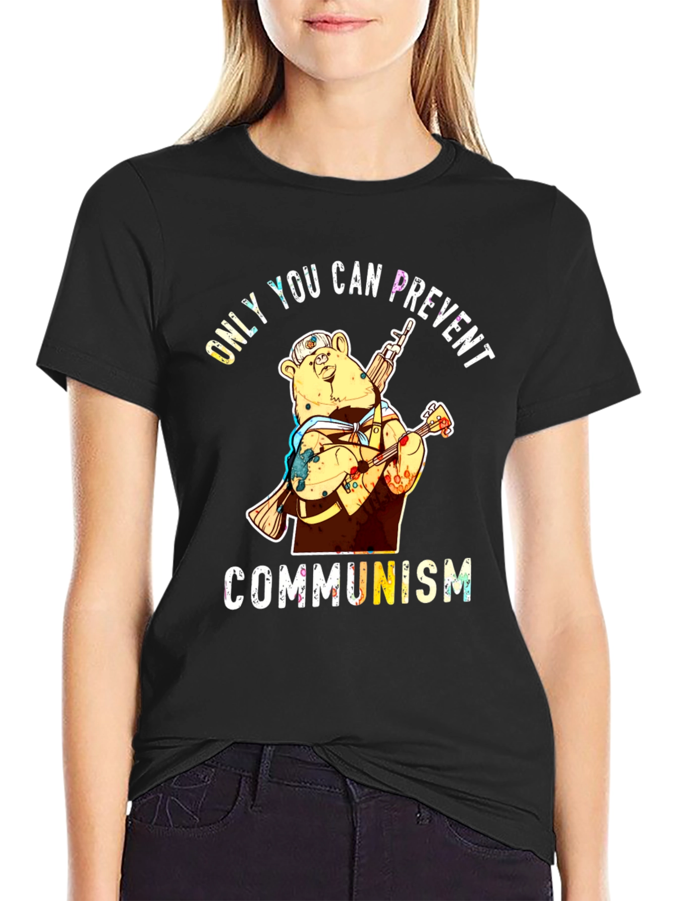 Only YOU Can Prevent Communism Bear T-Shirt