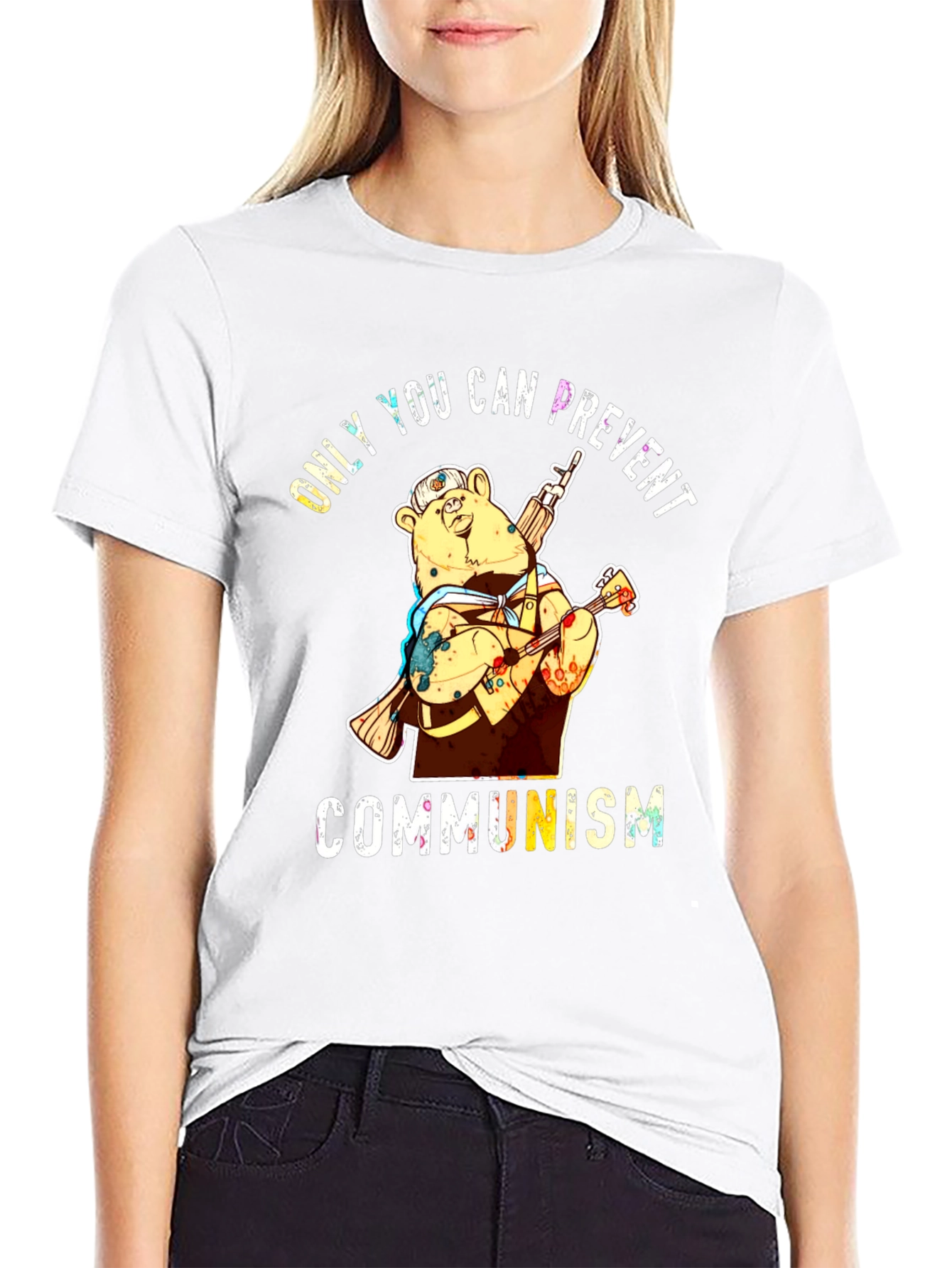 Only YOU Can Prevent Communism Bear T-Shirt