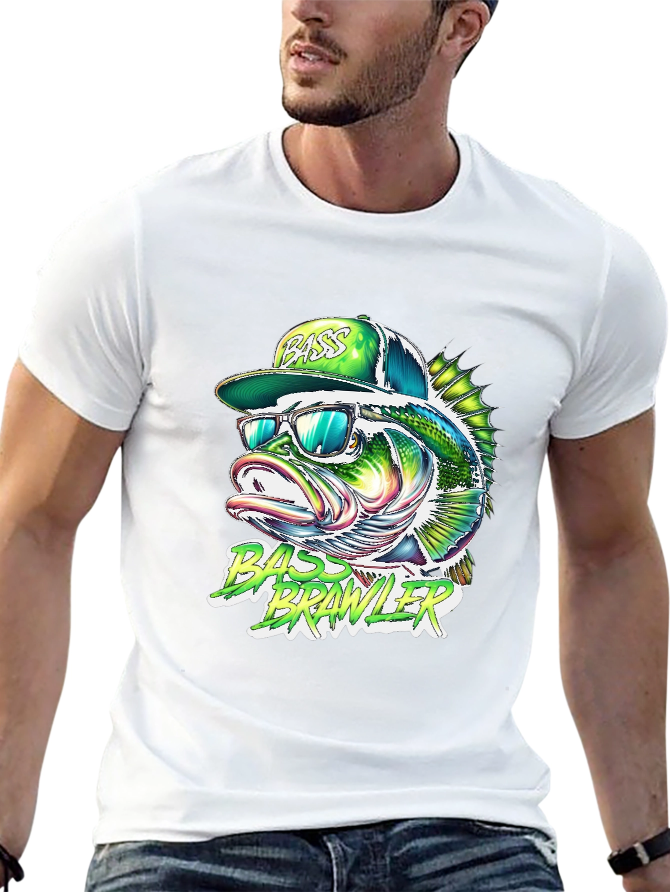 Bass Brawler Graphic T-Shirt - Angler Style