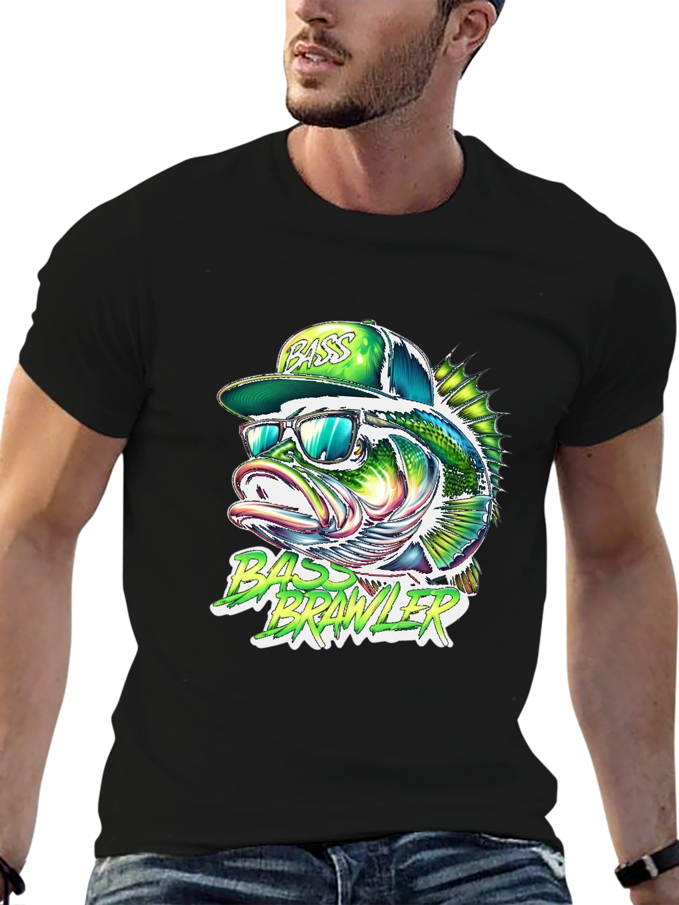 Bass Brawler Graphic T-Shirt - Angler Style