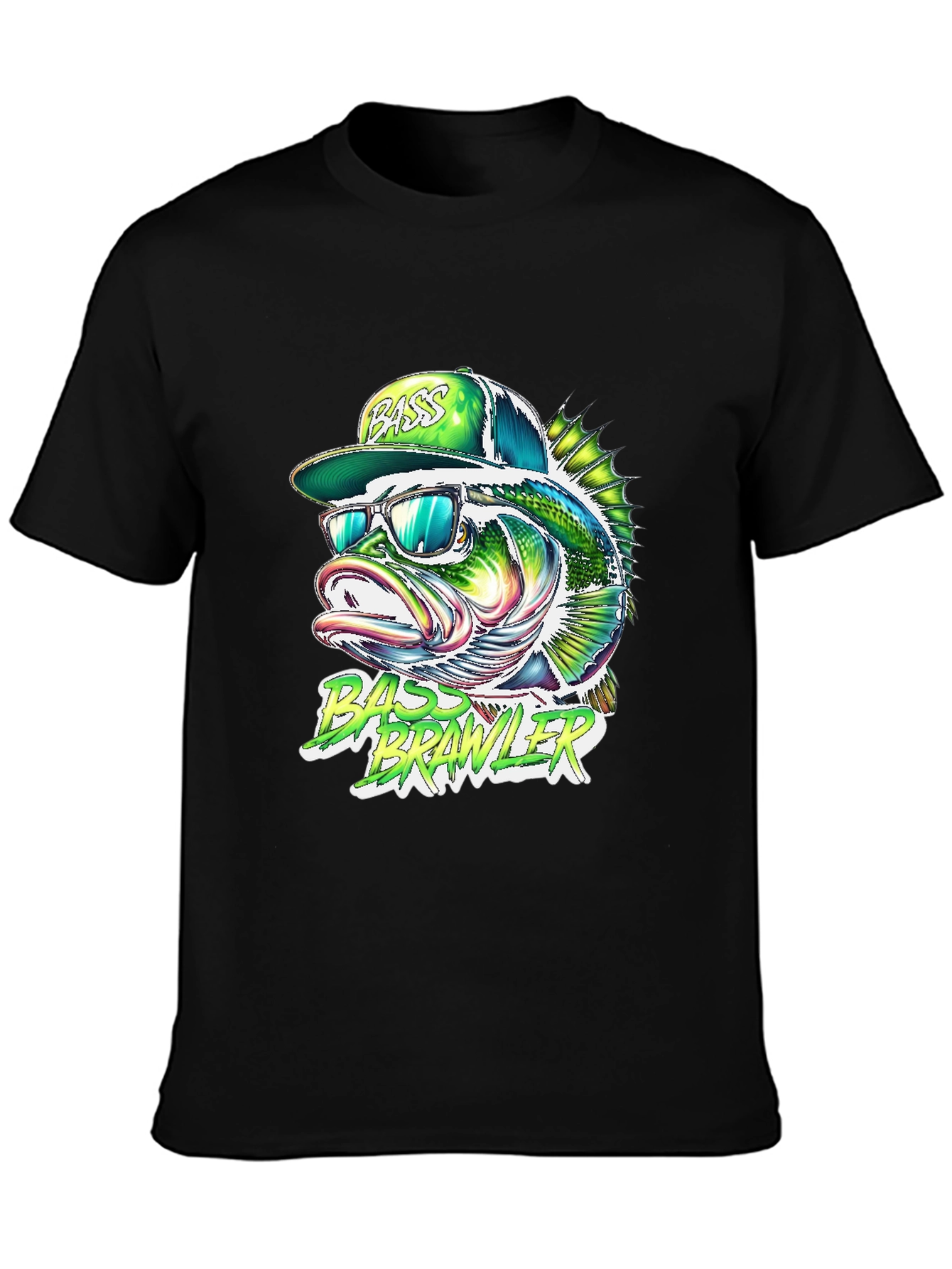 Bass Brawler Graphic T-Shirt - Angler Style
