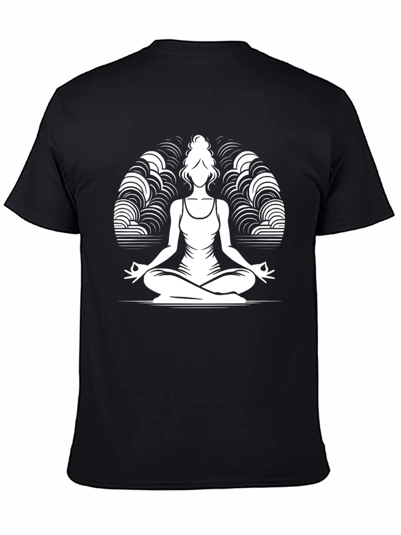 Yoga Meditation Graphic Tee - Zen Design Shirt