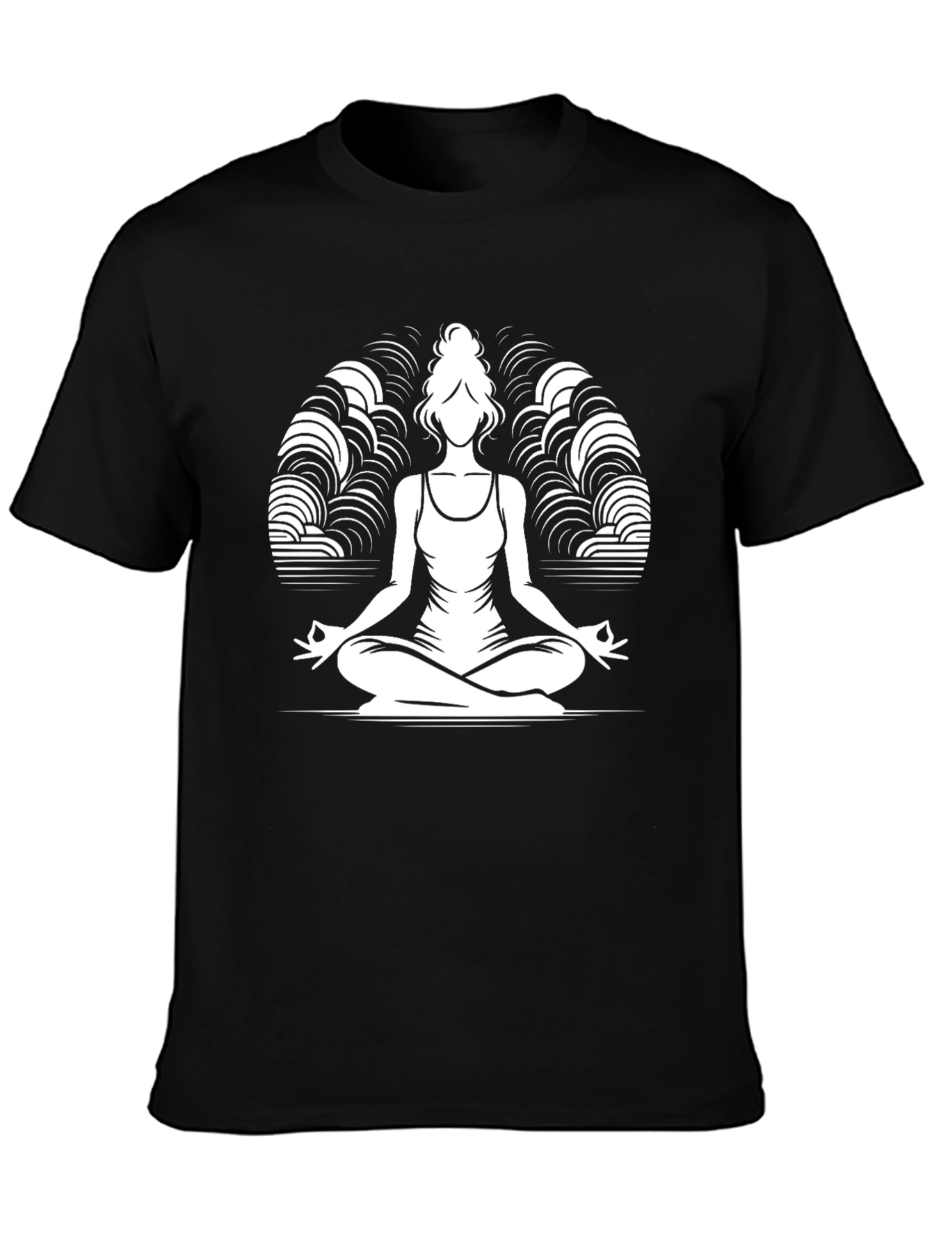 Yoga Meditation Graphic Tee - Zen Design Shirt