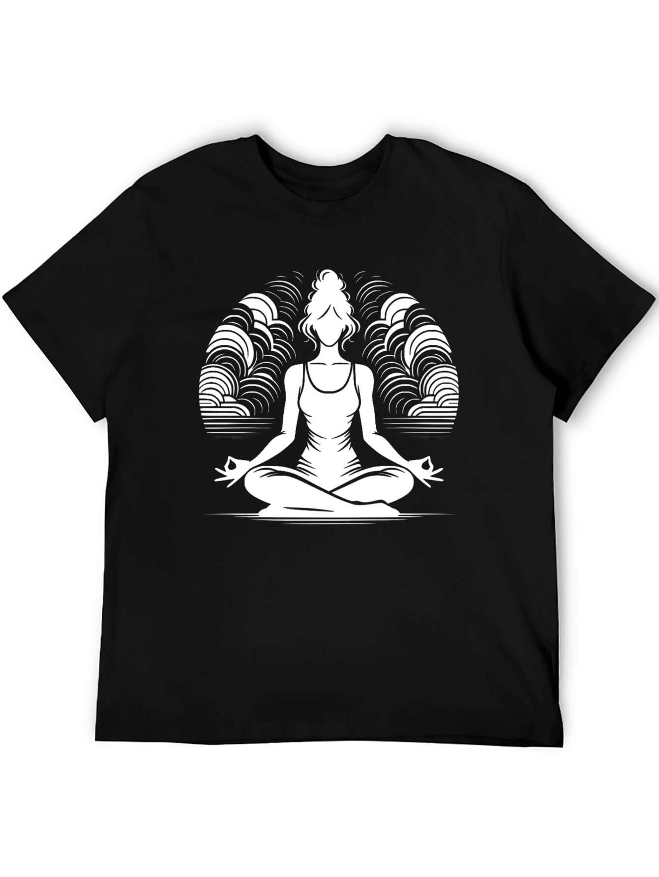 Yoga Meditation Graphic Tee - Zen Design Shirt